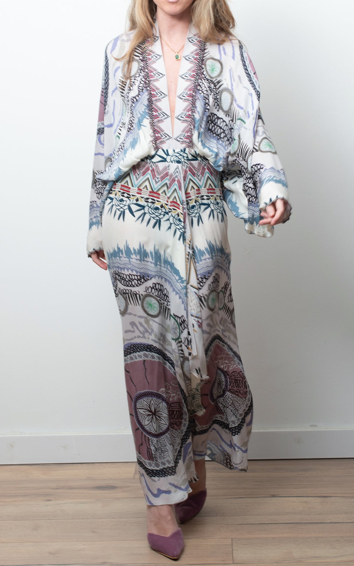 Vestido de seda de Etro