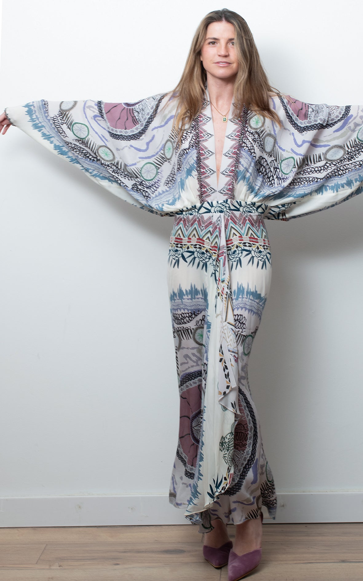 Vestido de seda de Etro