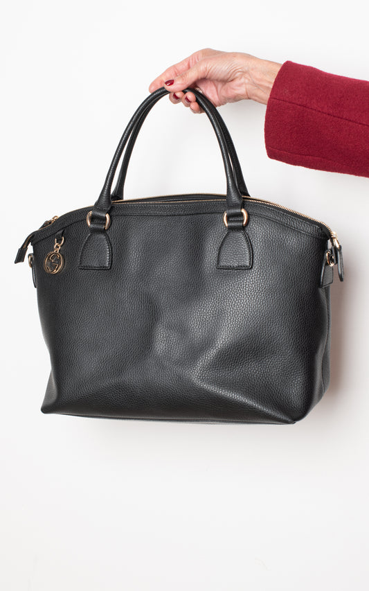 Bolso tote de cuero