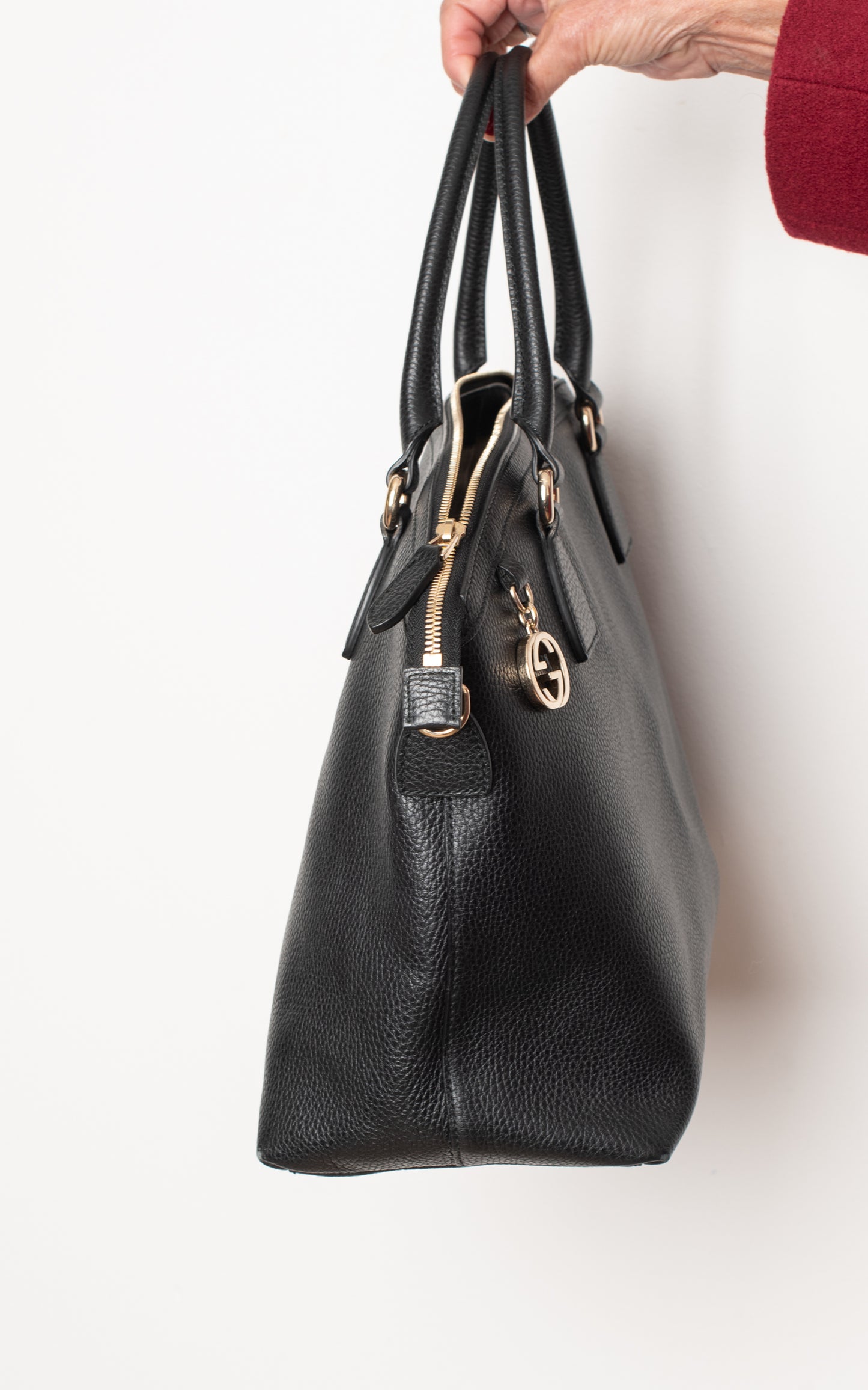 Bolso tote de cuero