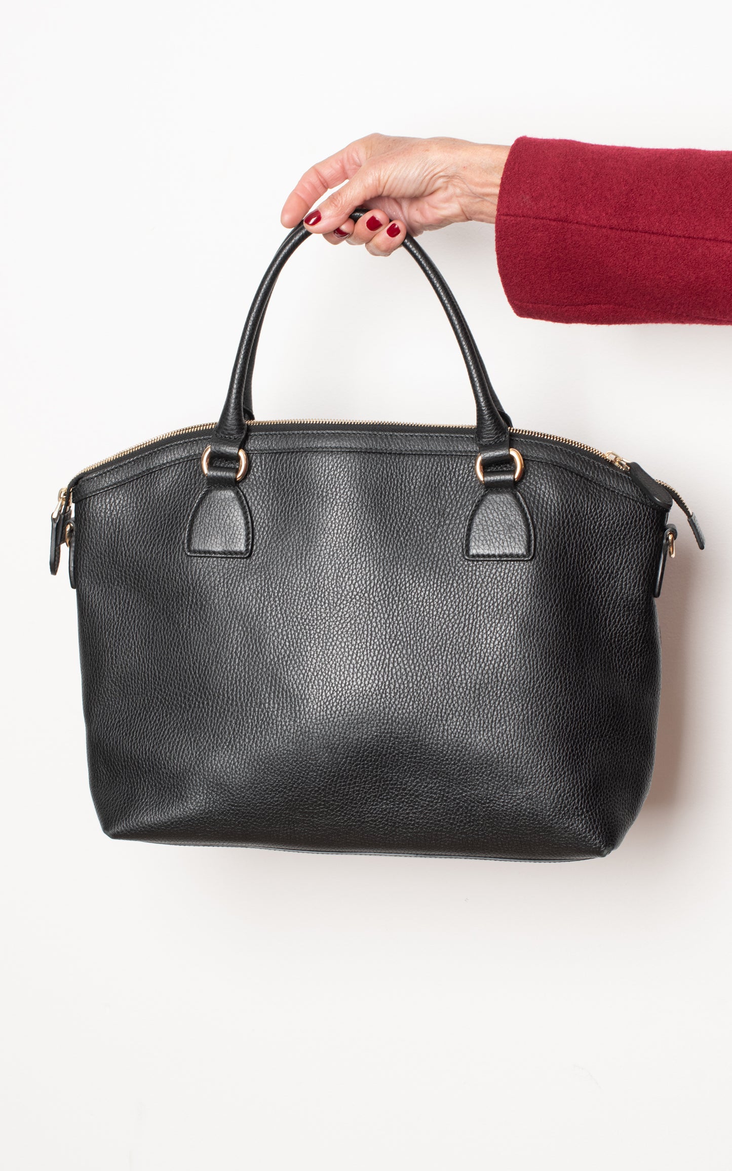 Bolso tote de cuero