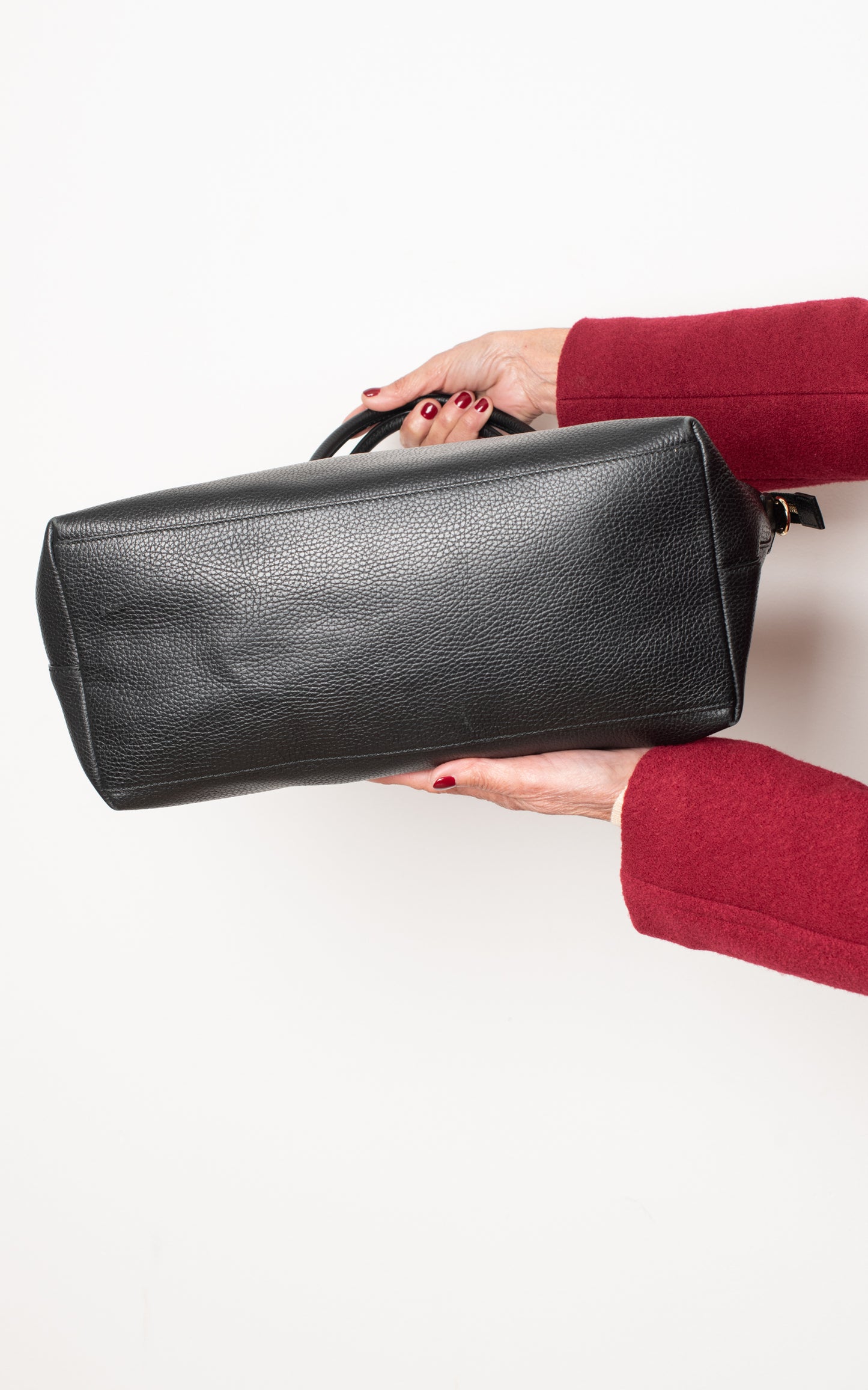 Bolso tote de cuero