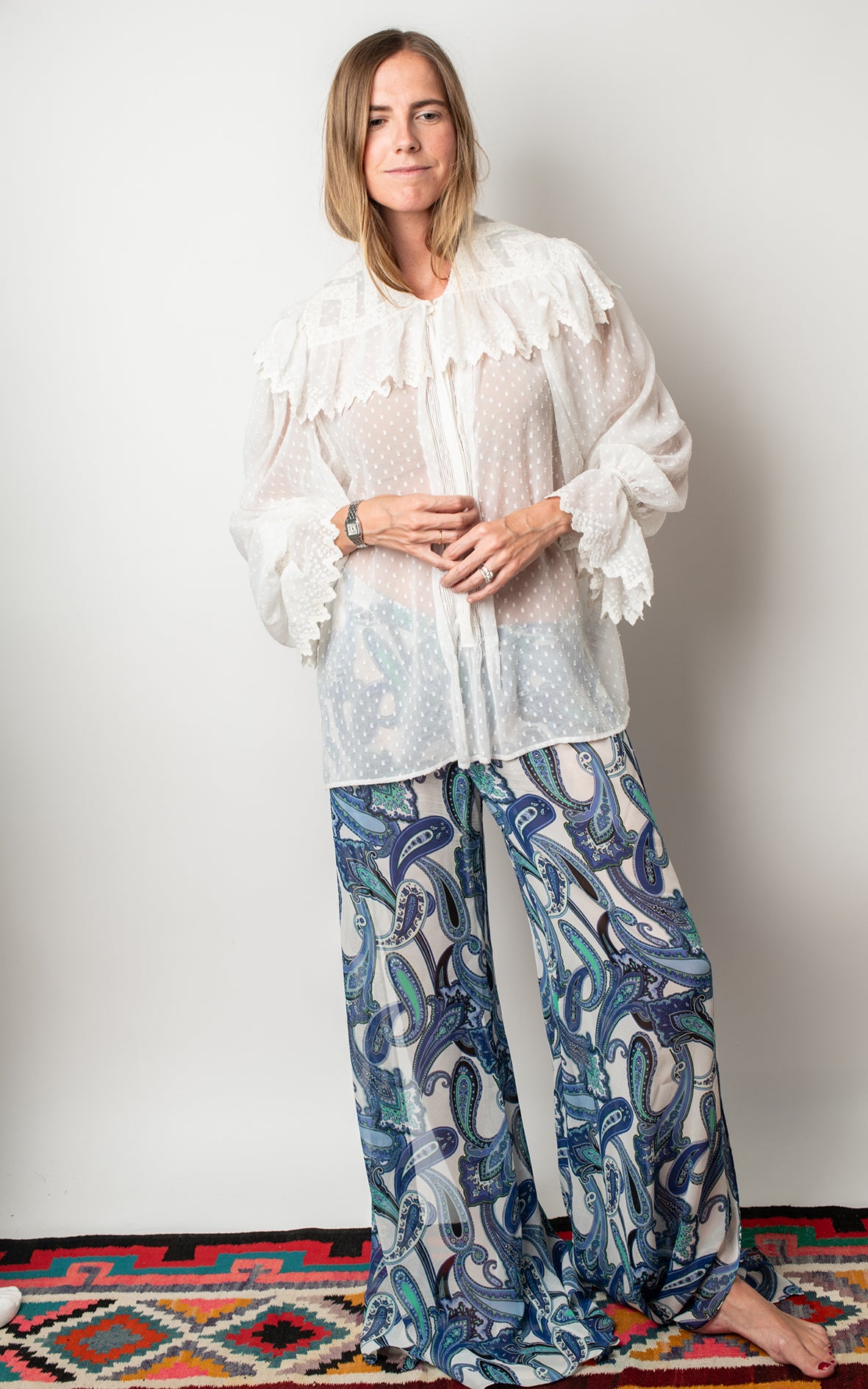 Camisa blanca cuellos
