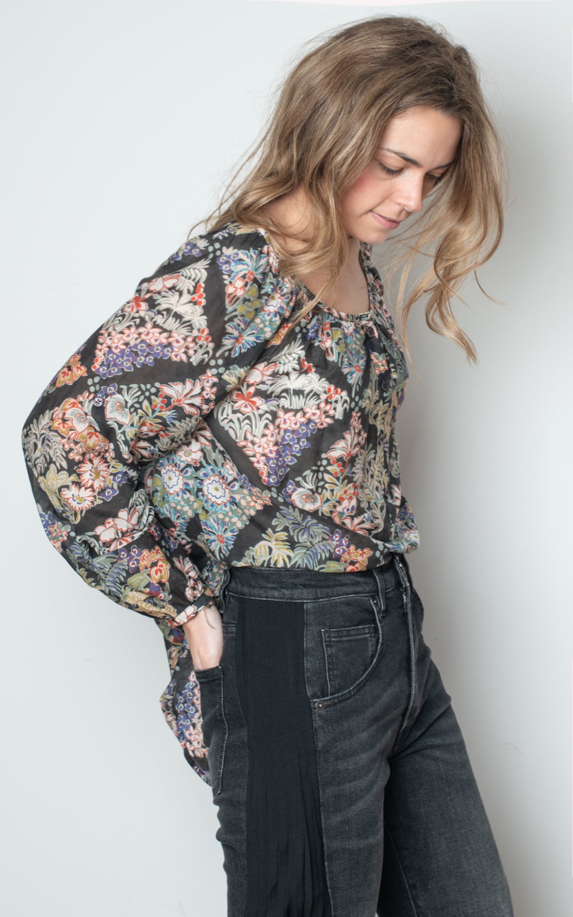 Camisa de flores