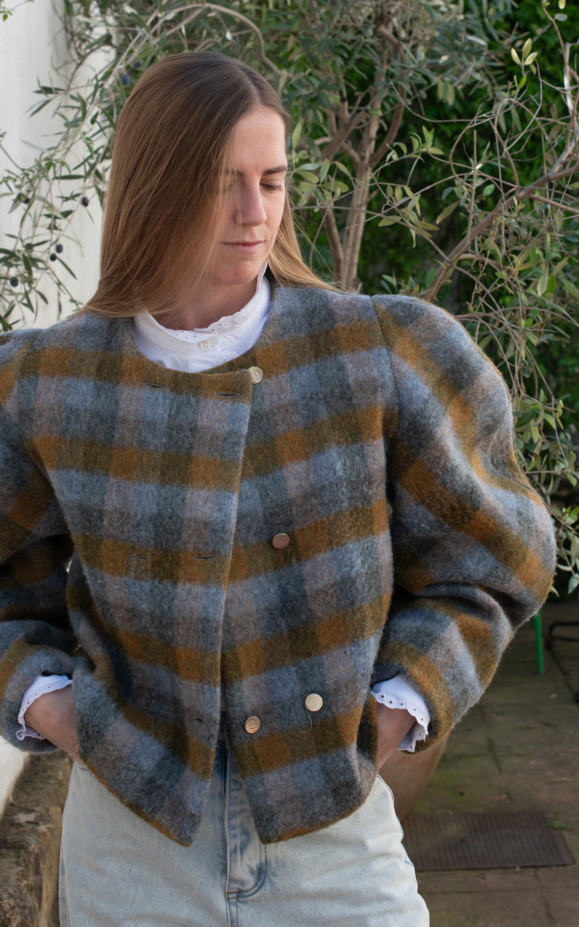 Chaquetón de cuadros