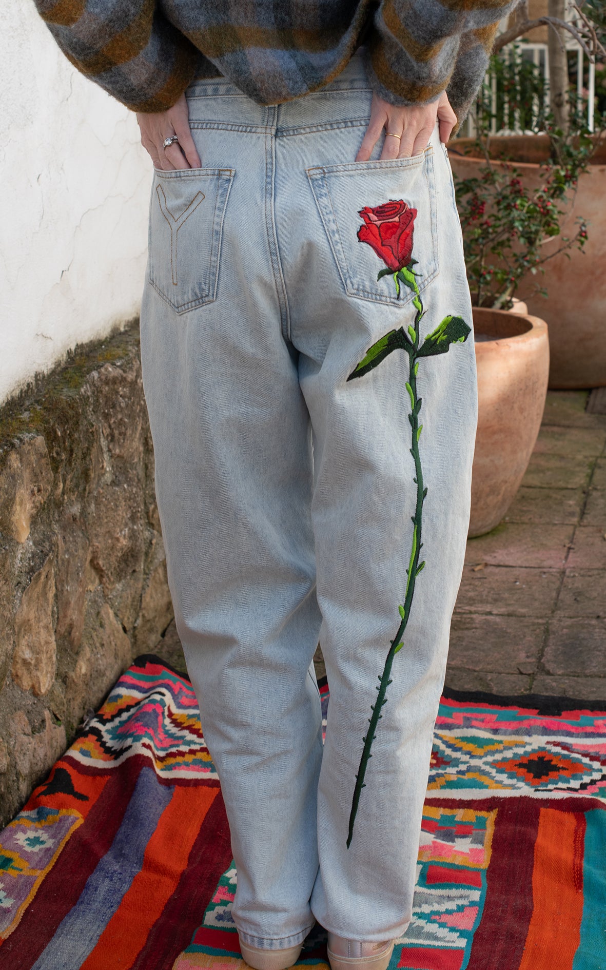 Vaqueros rosa
