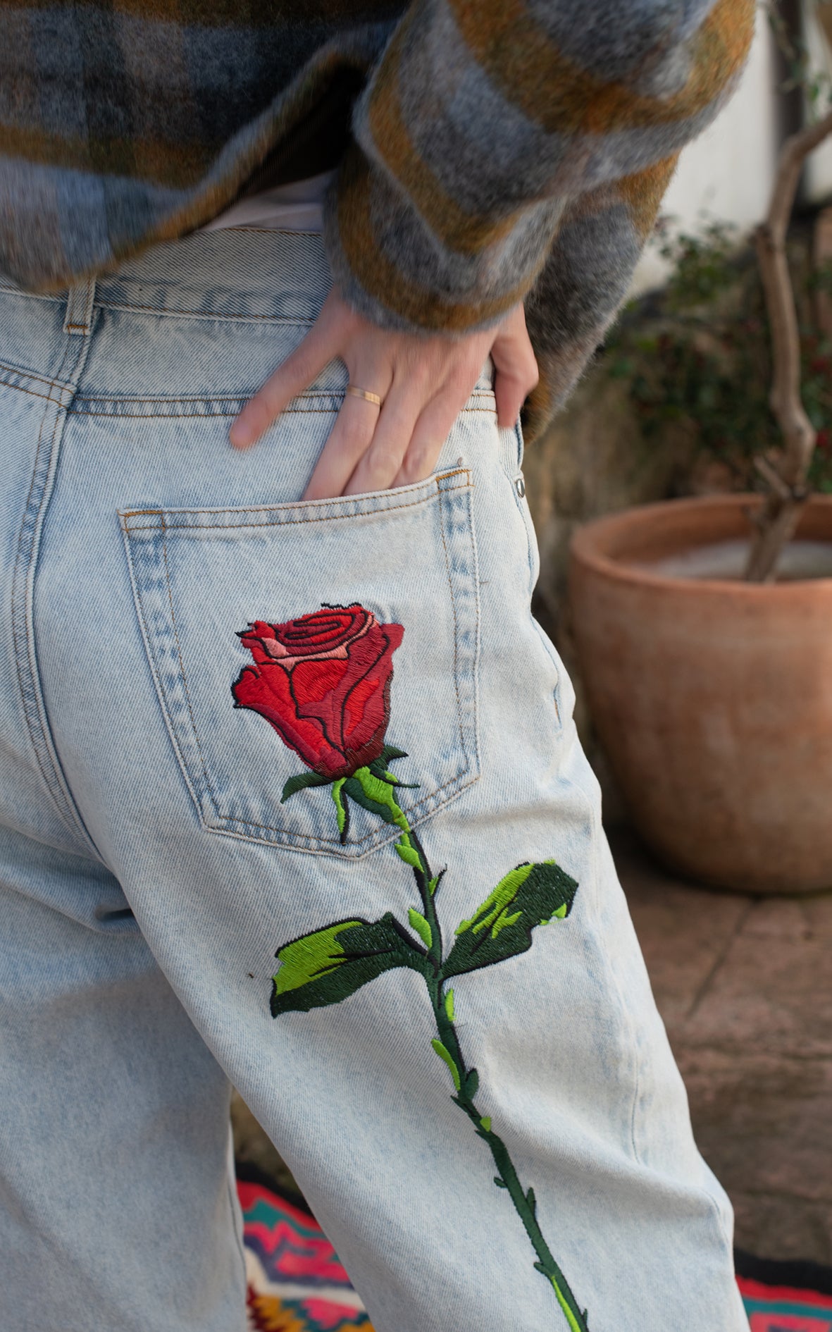 Vaqueros rosa