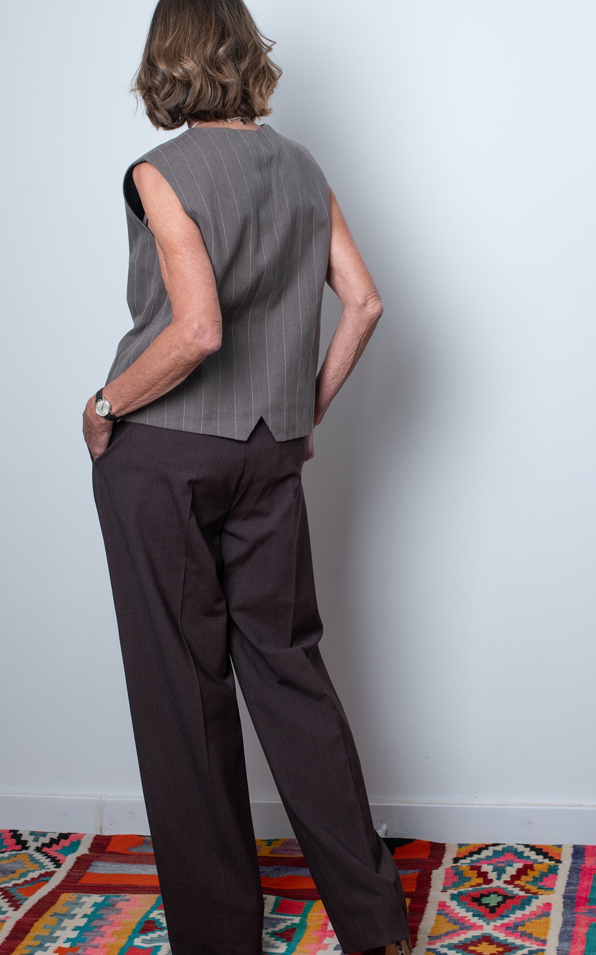 Pantalón granate