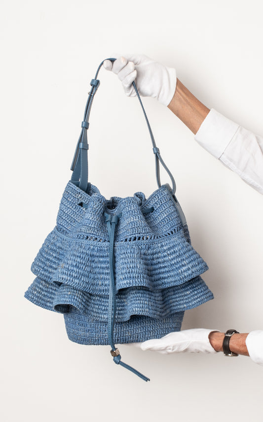 Bolso Loewe x Paula's Ibiza balloon azul