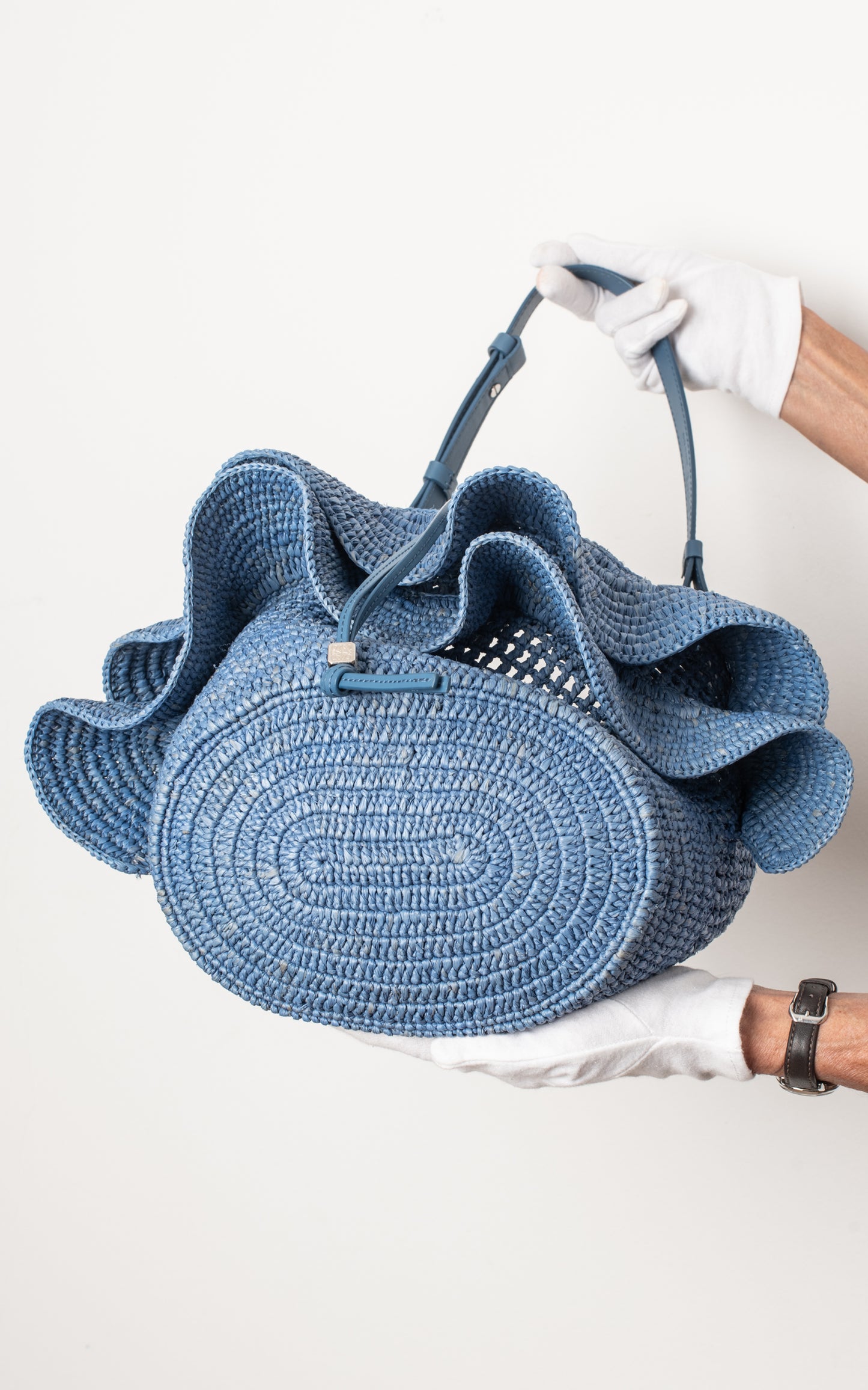 Bolso Loewe x Paula's Ibiza balloon azul