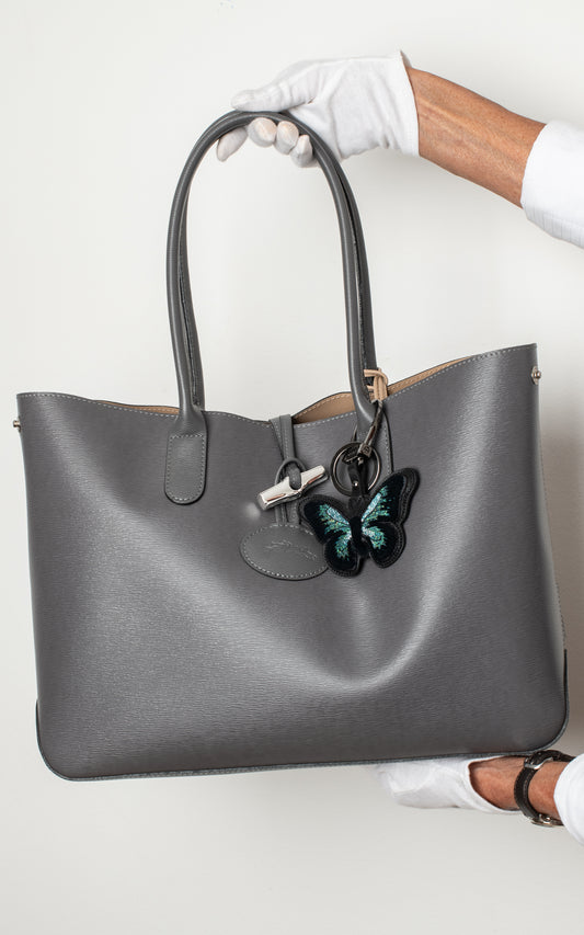 Bolso gris Le Roseau