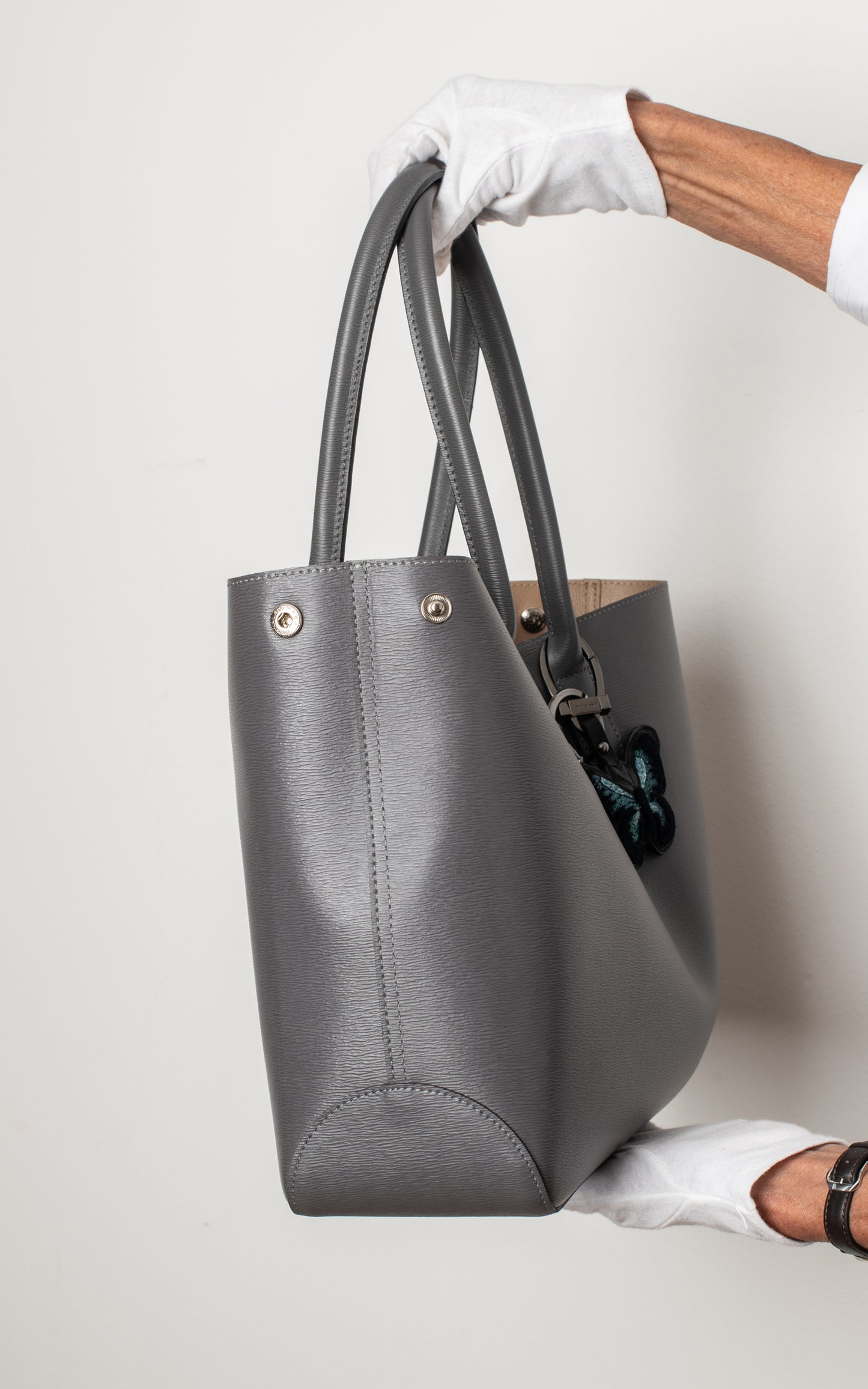 Bolso gris Le Roseau