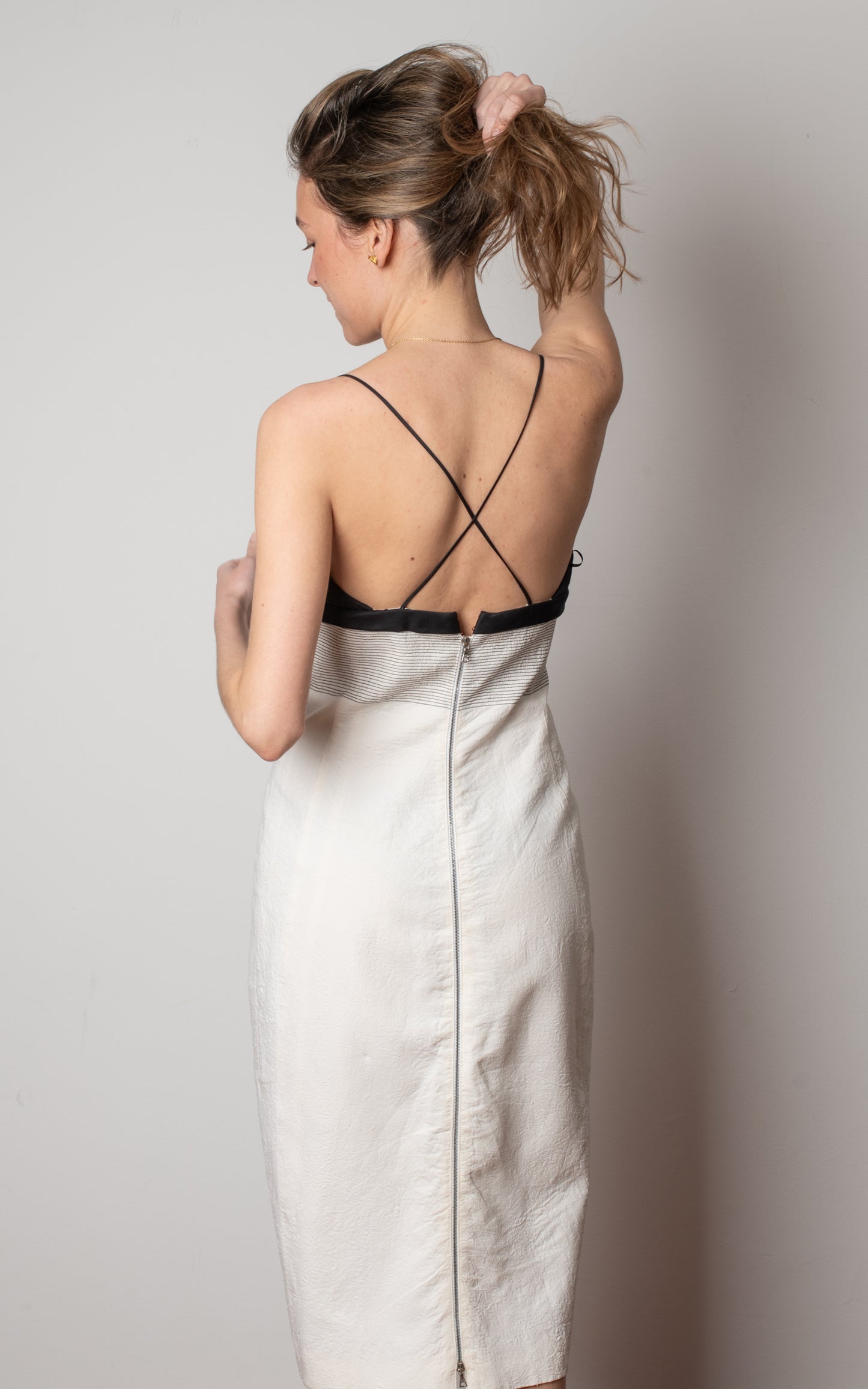 Vestido bicolor