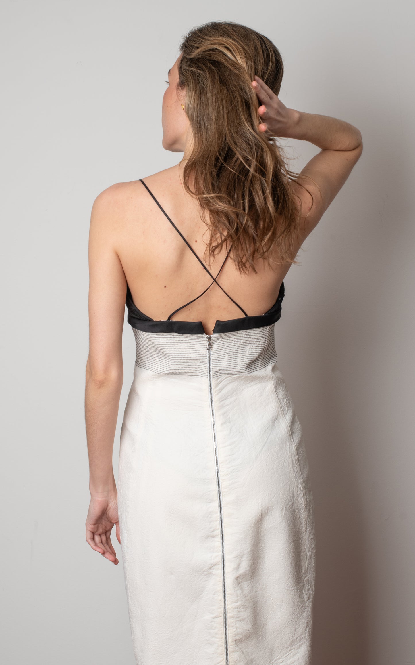 Vestido bicolor