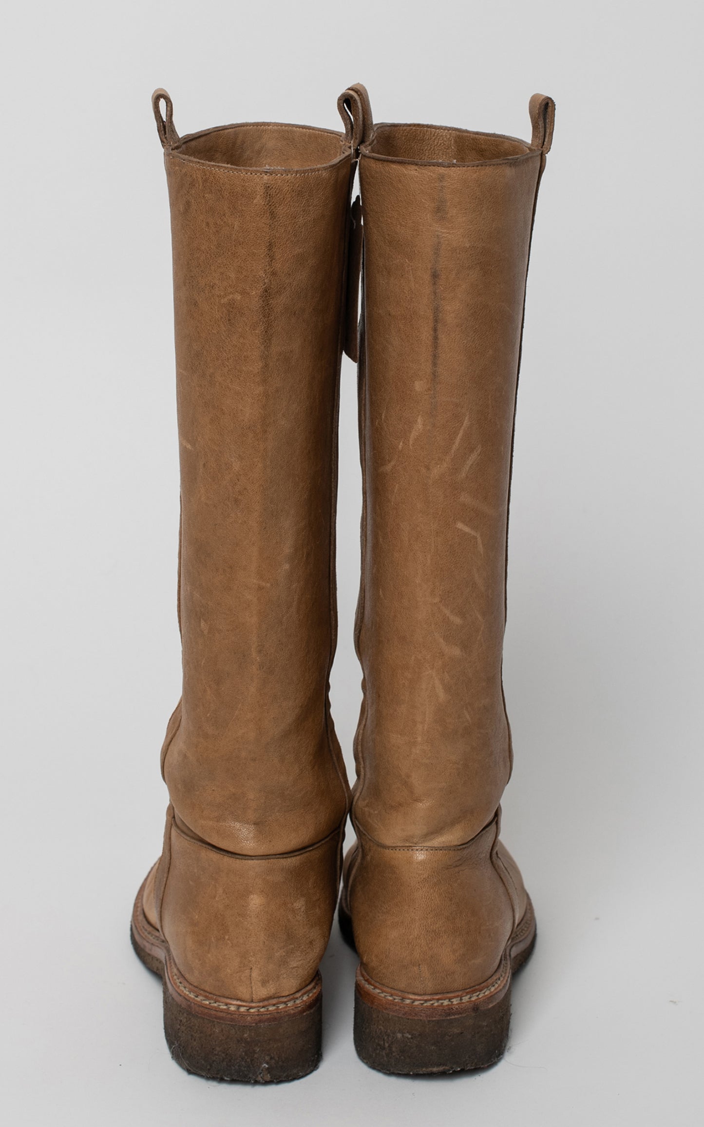 Botas piel altas
