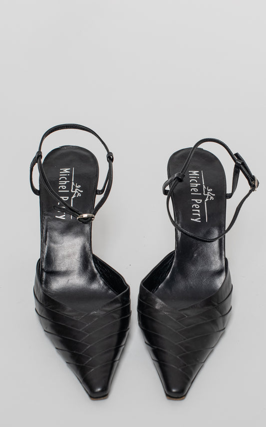 Mules tacon negras
