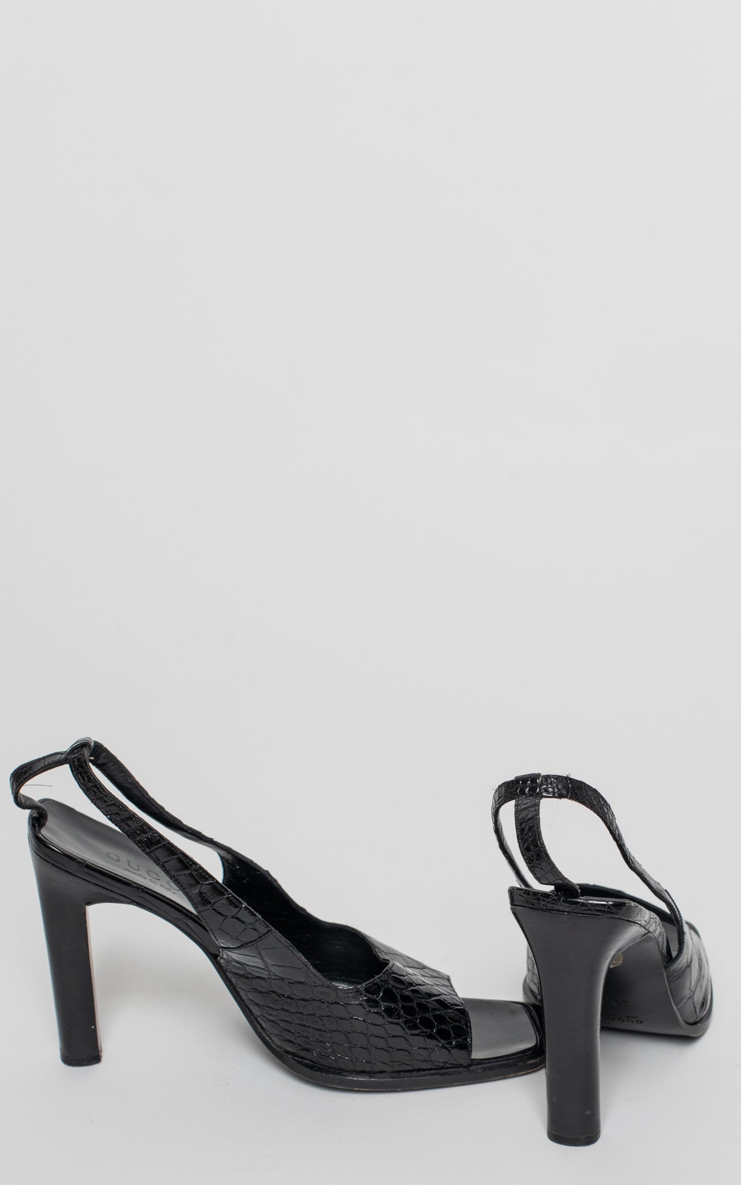 Zapatos serpiente negros