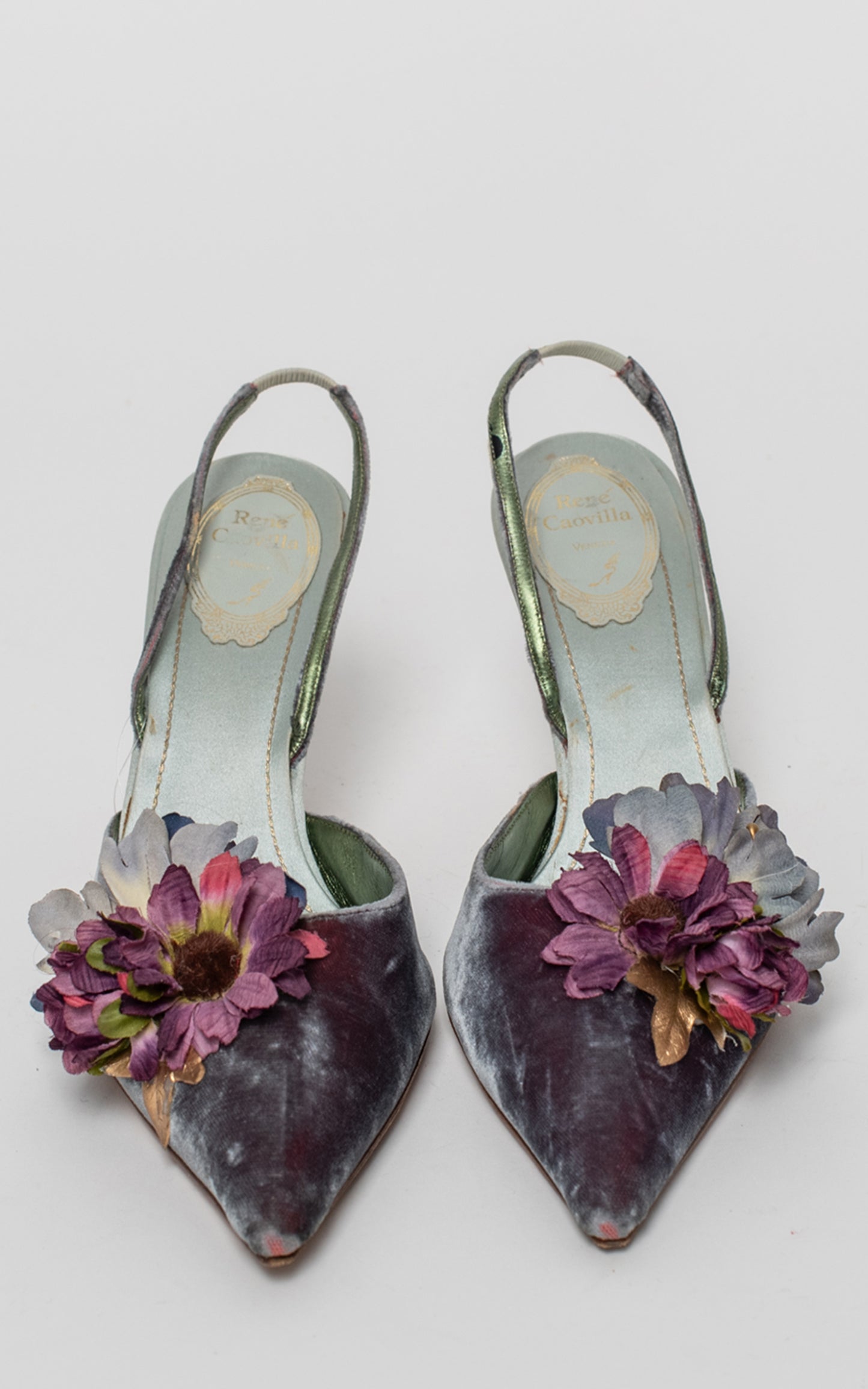 Zapatos venecianos con flores