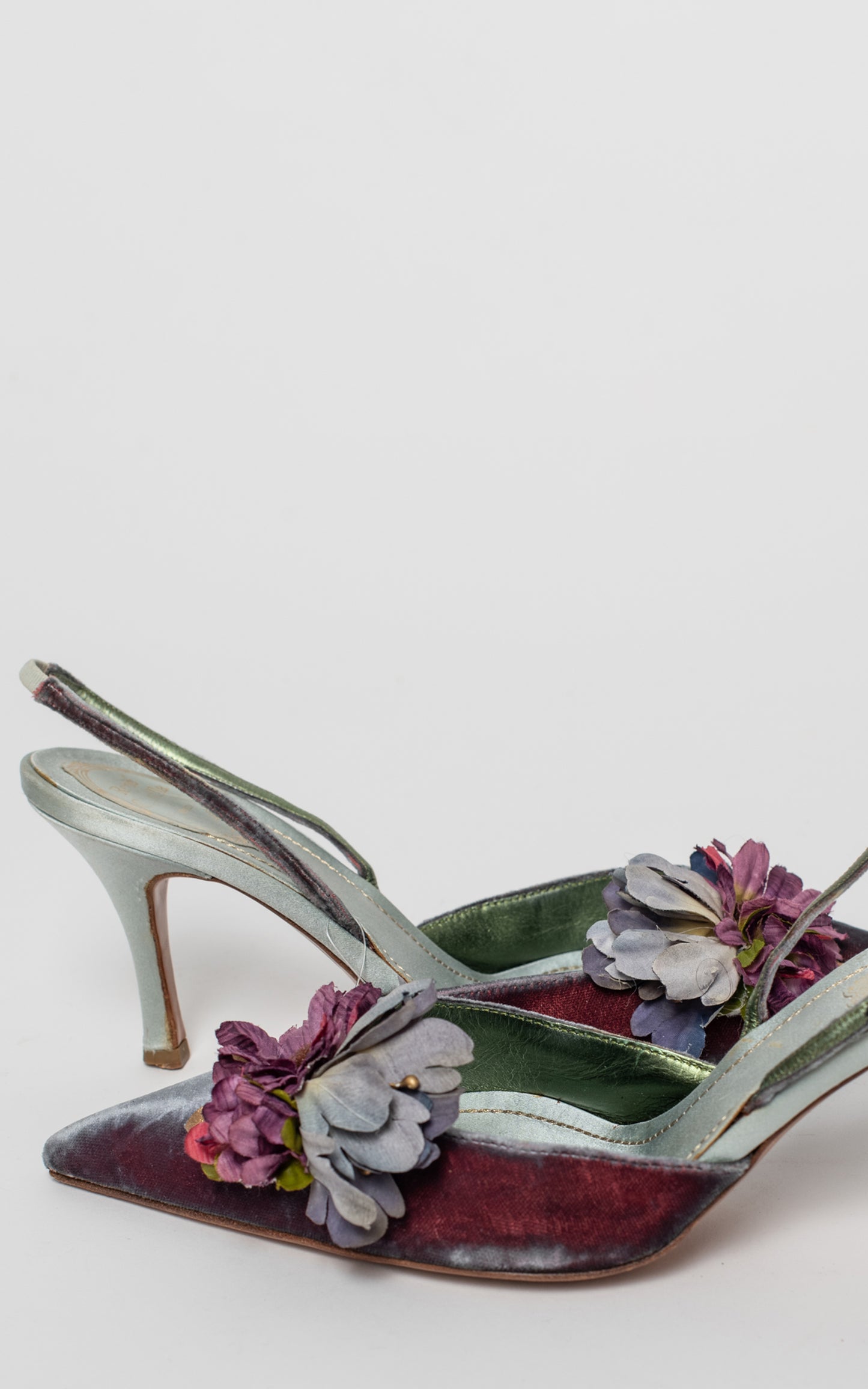 Zapatos venecianos con flores