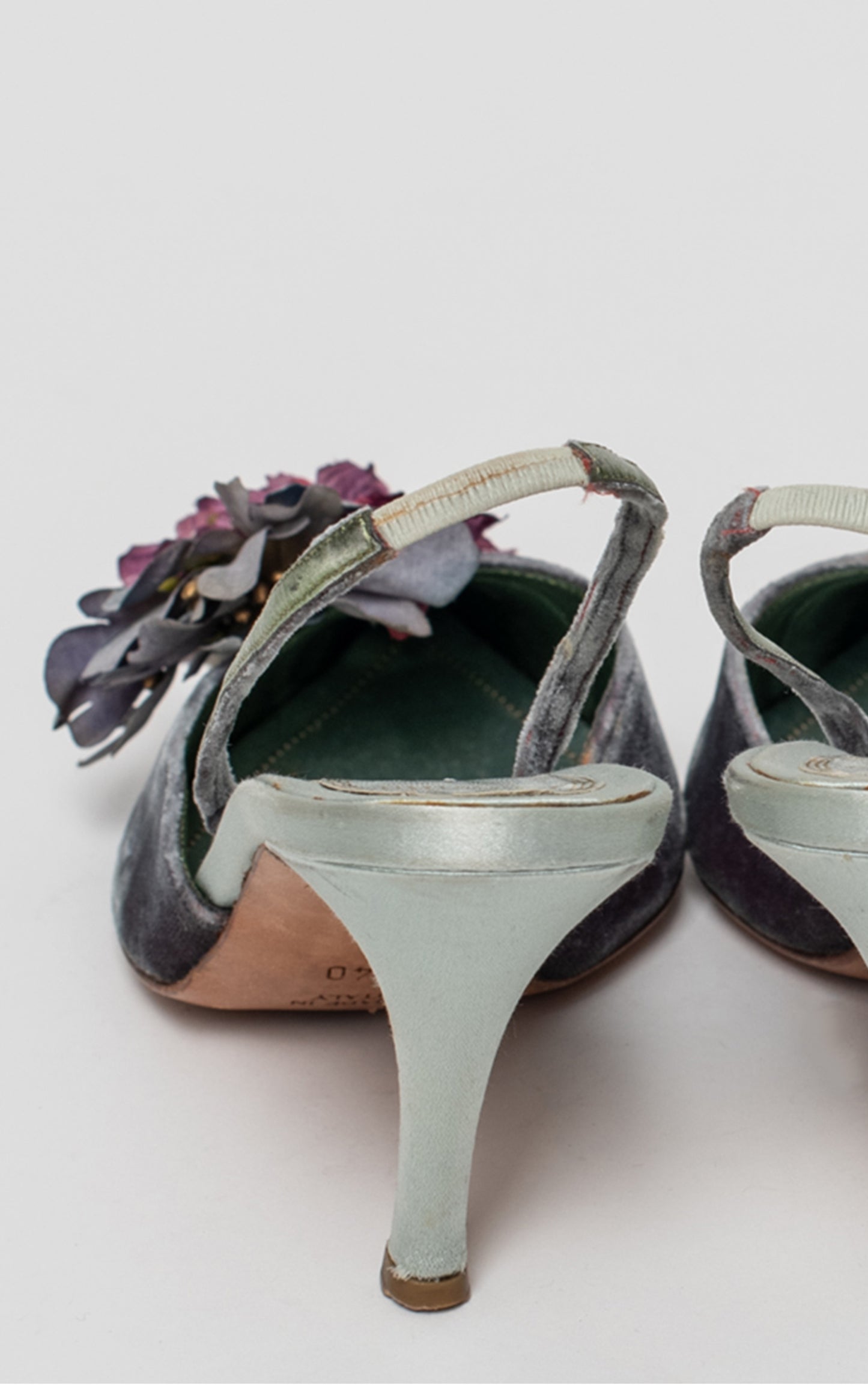 Zapatos venecianos con flores