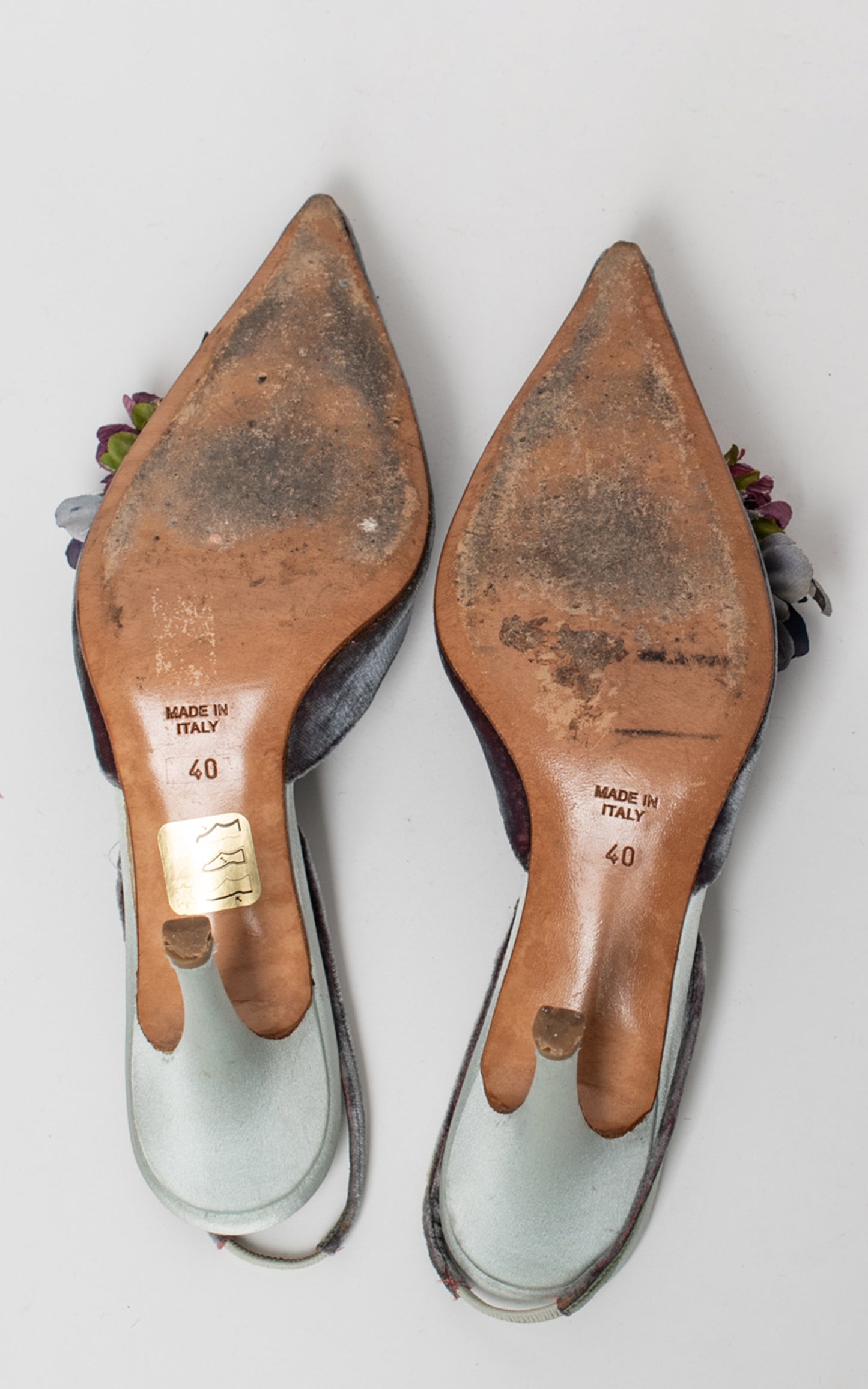 Zapatos venecianos con flores