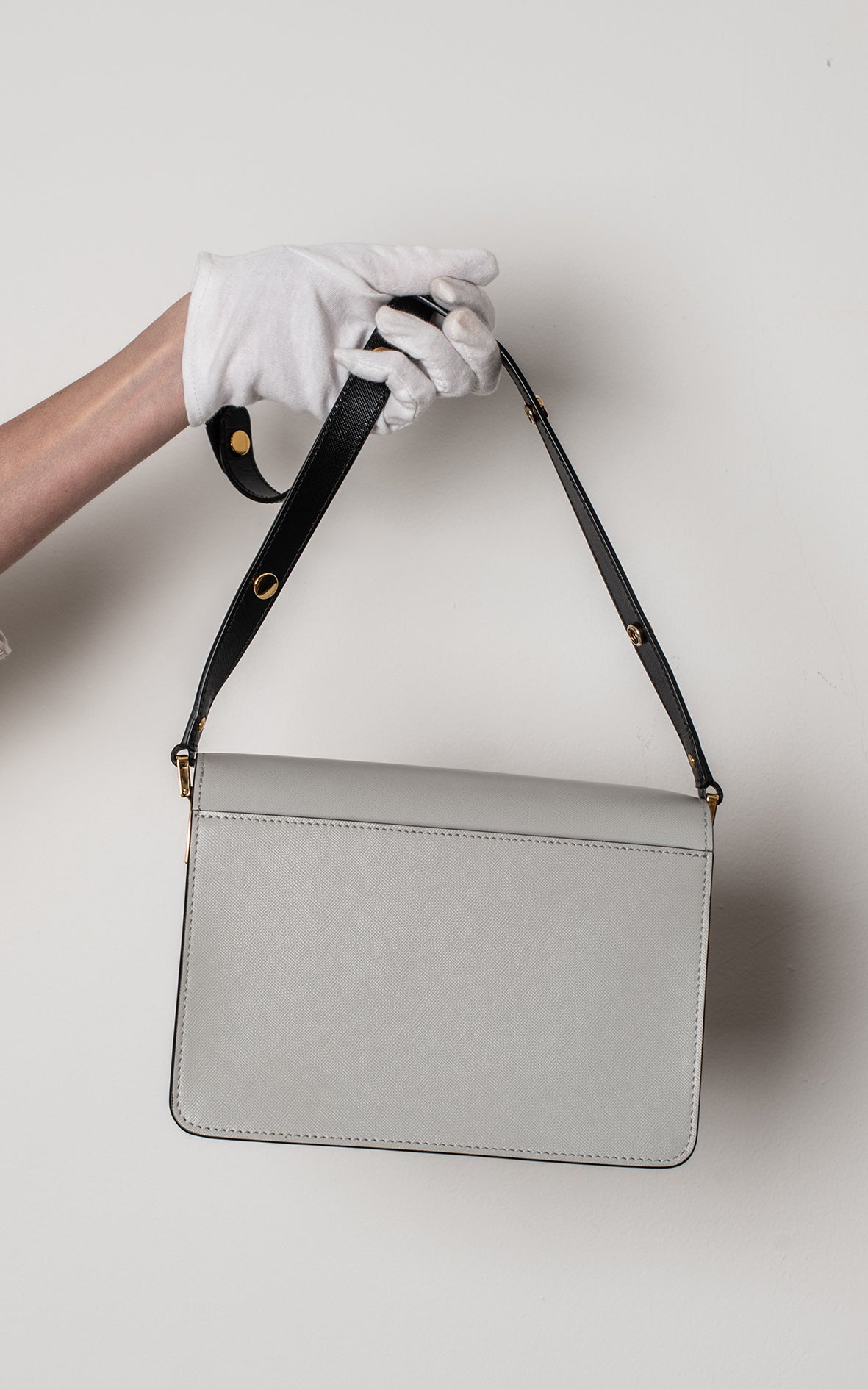 Bolso trunk bicolor