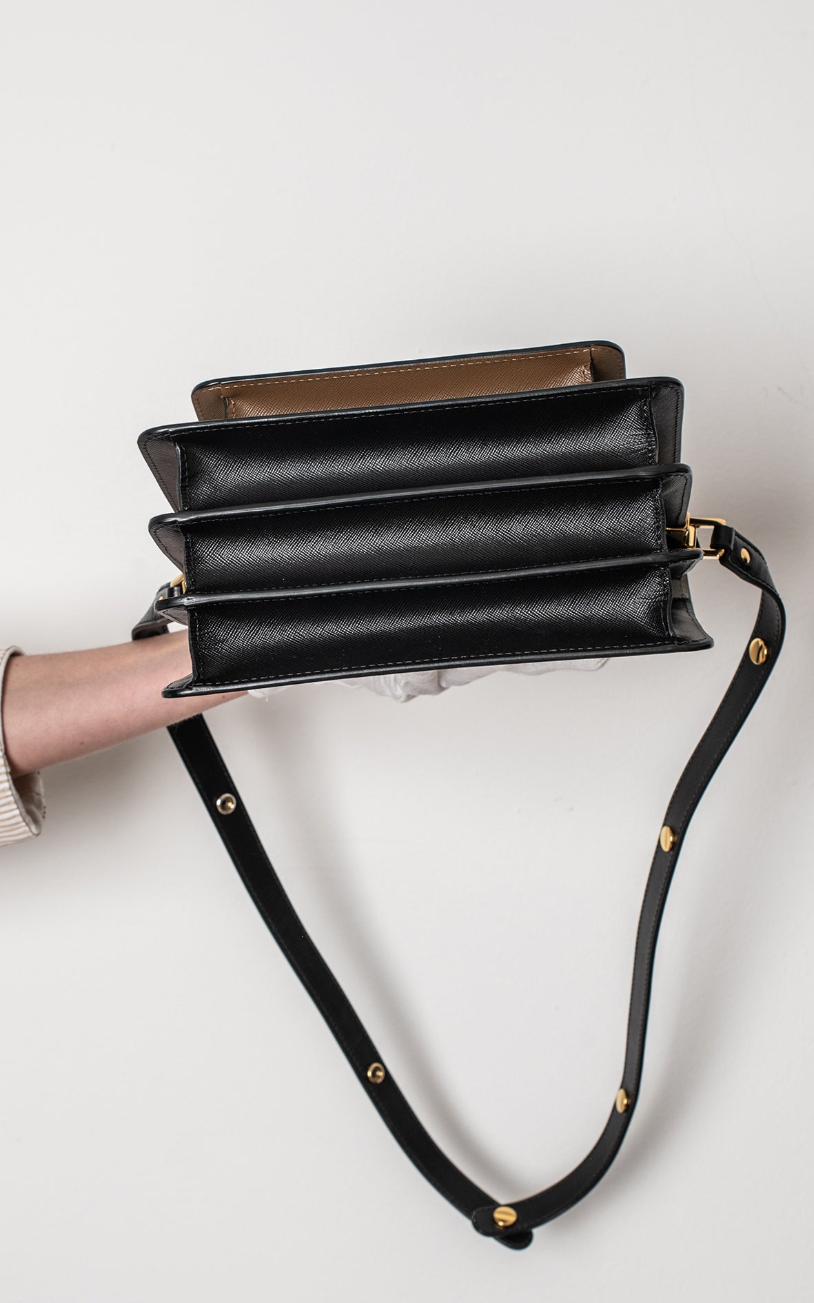 Bolso trunk bicolor