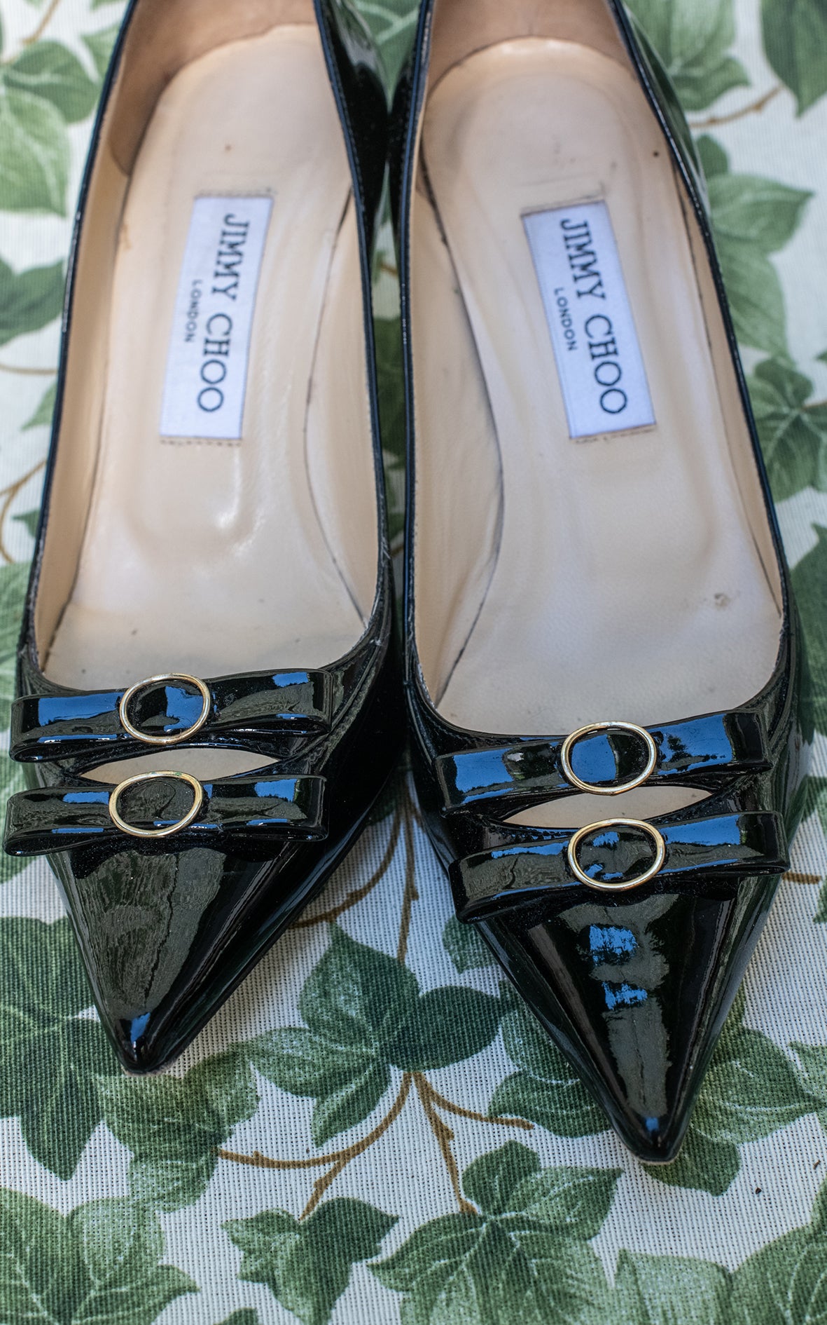 Zapatos negros charol