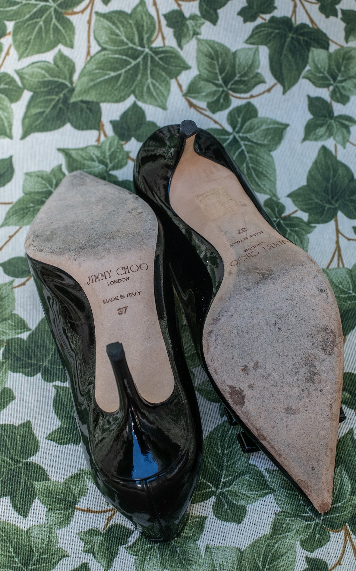 Zapatos negros charol