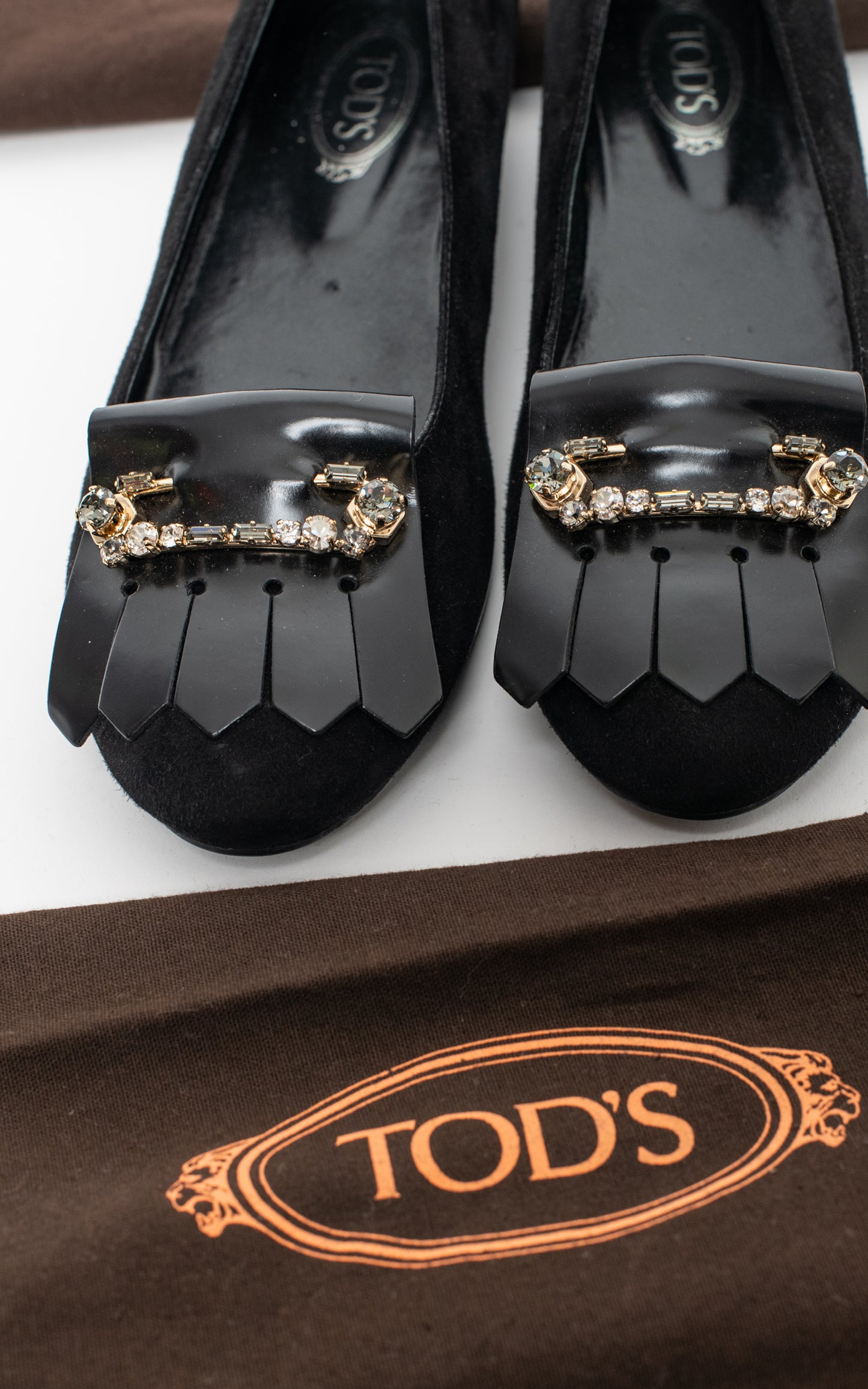 Zapatos hebilla brillo