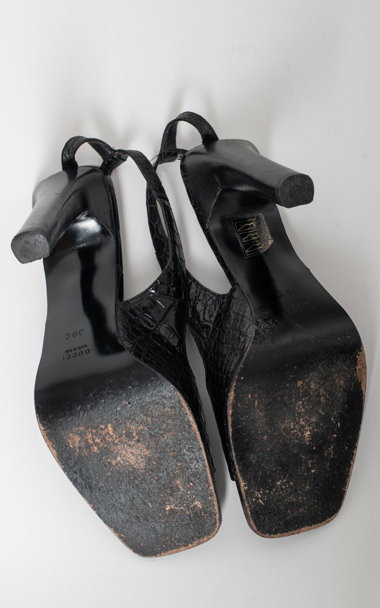 Zapatos serpiente negros