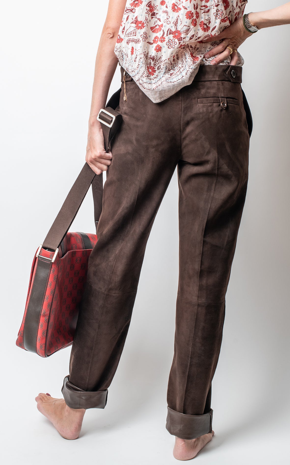 Pantalones de ante