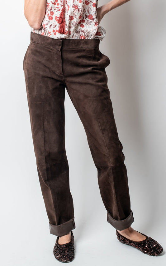 Pantalones de ante