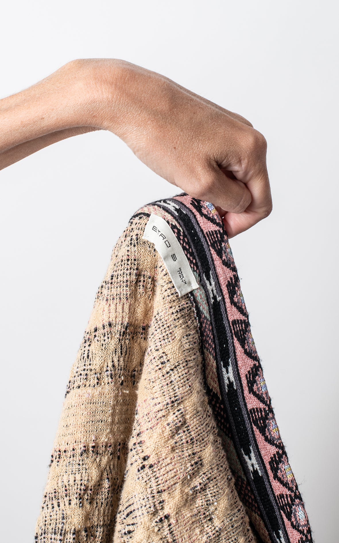 Chal / poncho lana multicolor