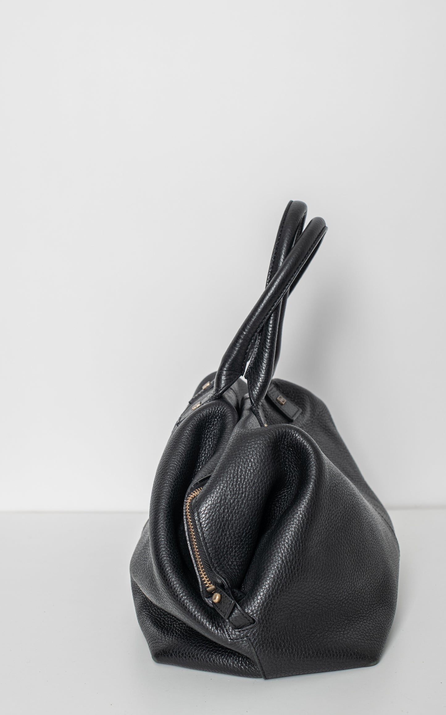 Bolso negro piel