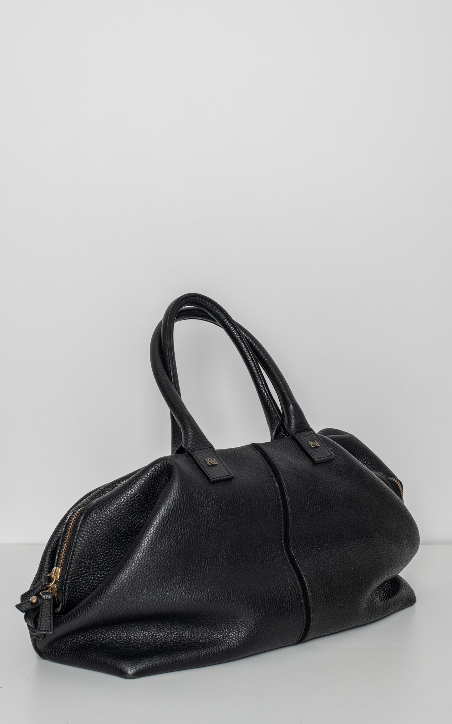 Bolso negro piel