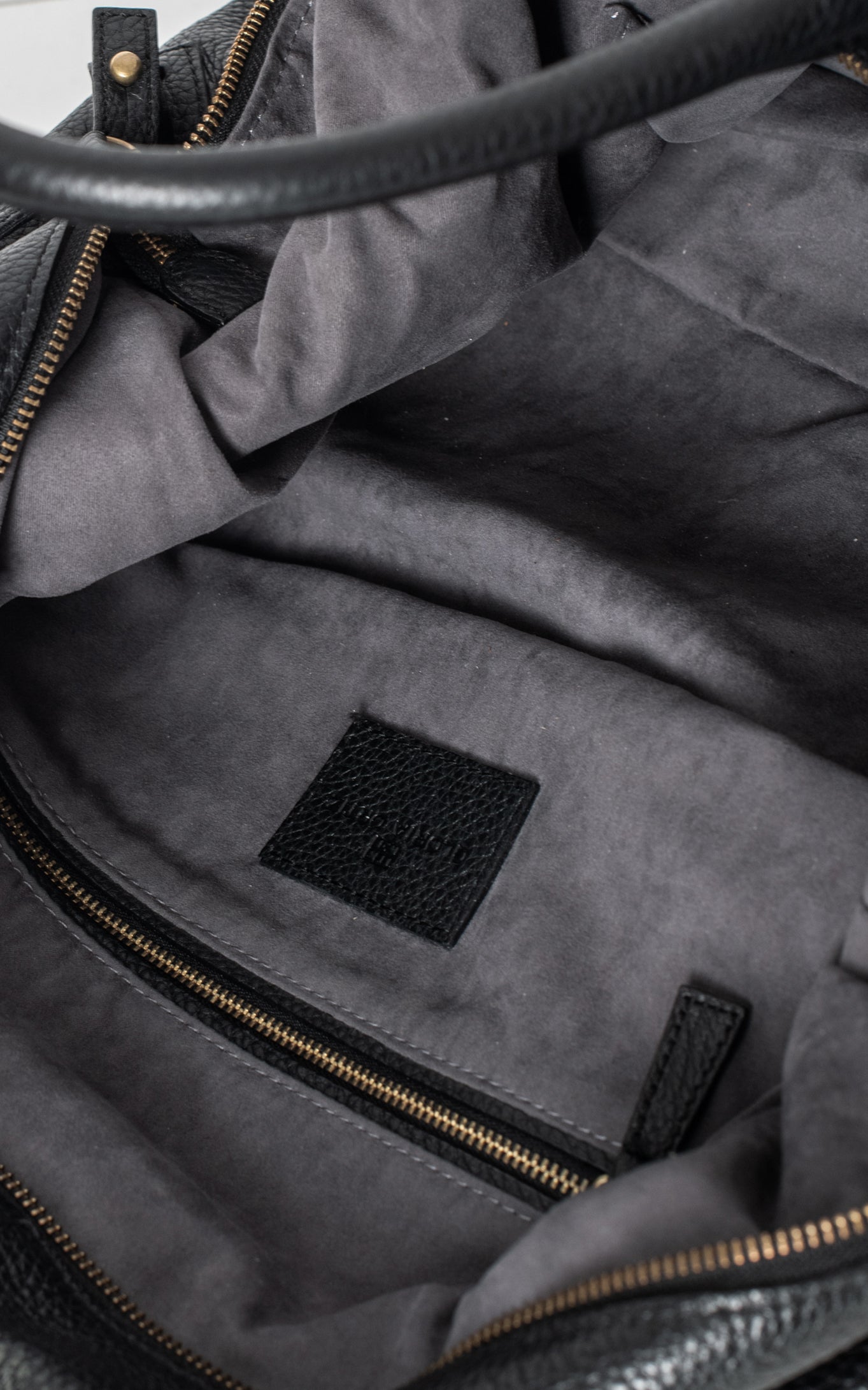 Bolso negro piel