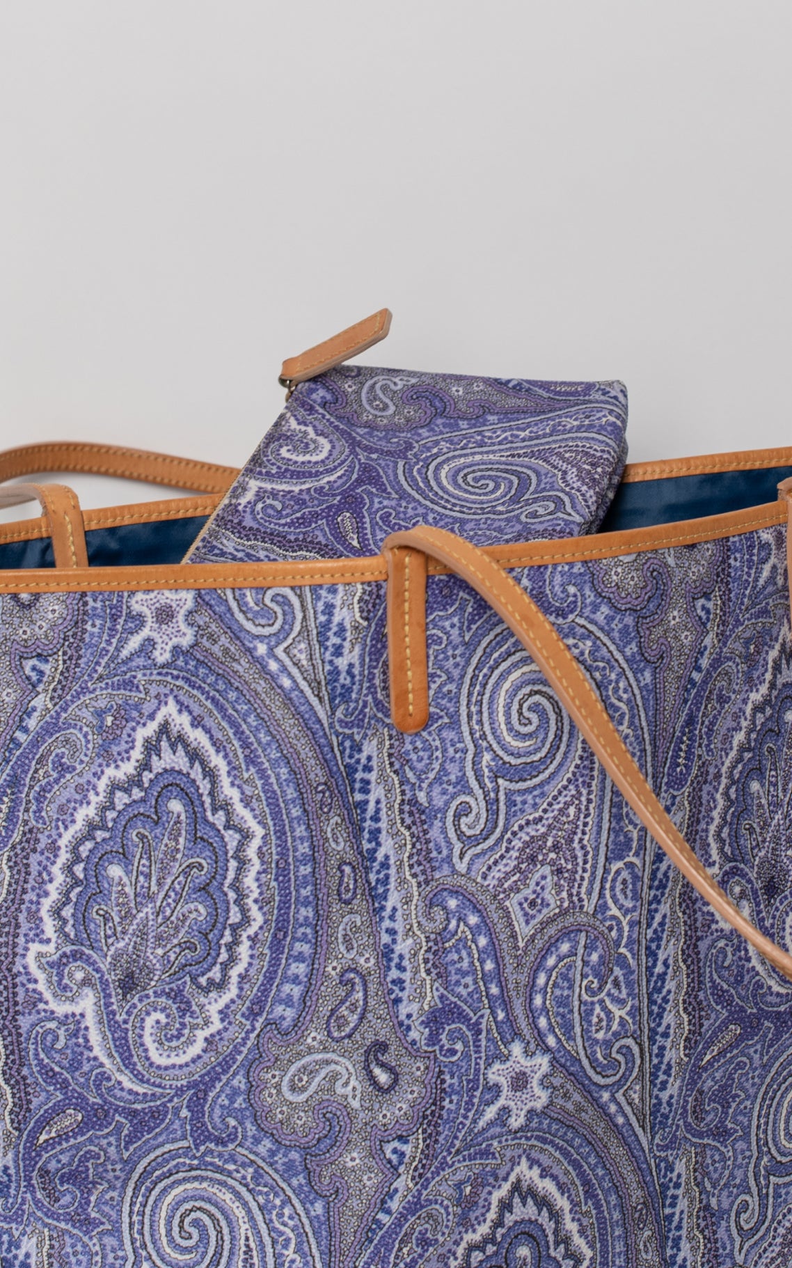 Bolso shopper azul