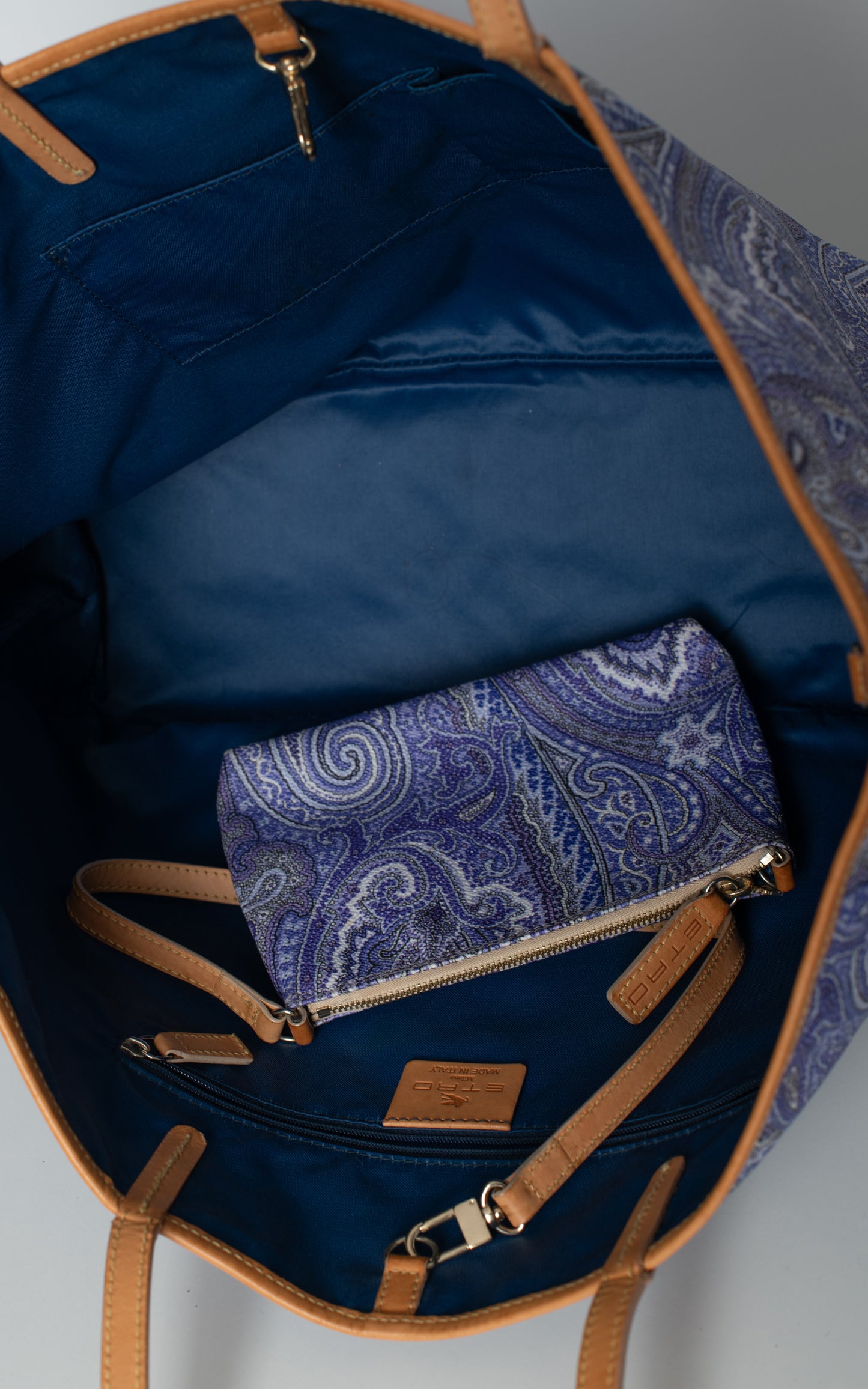 Bolso shopper azul