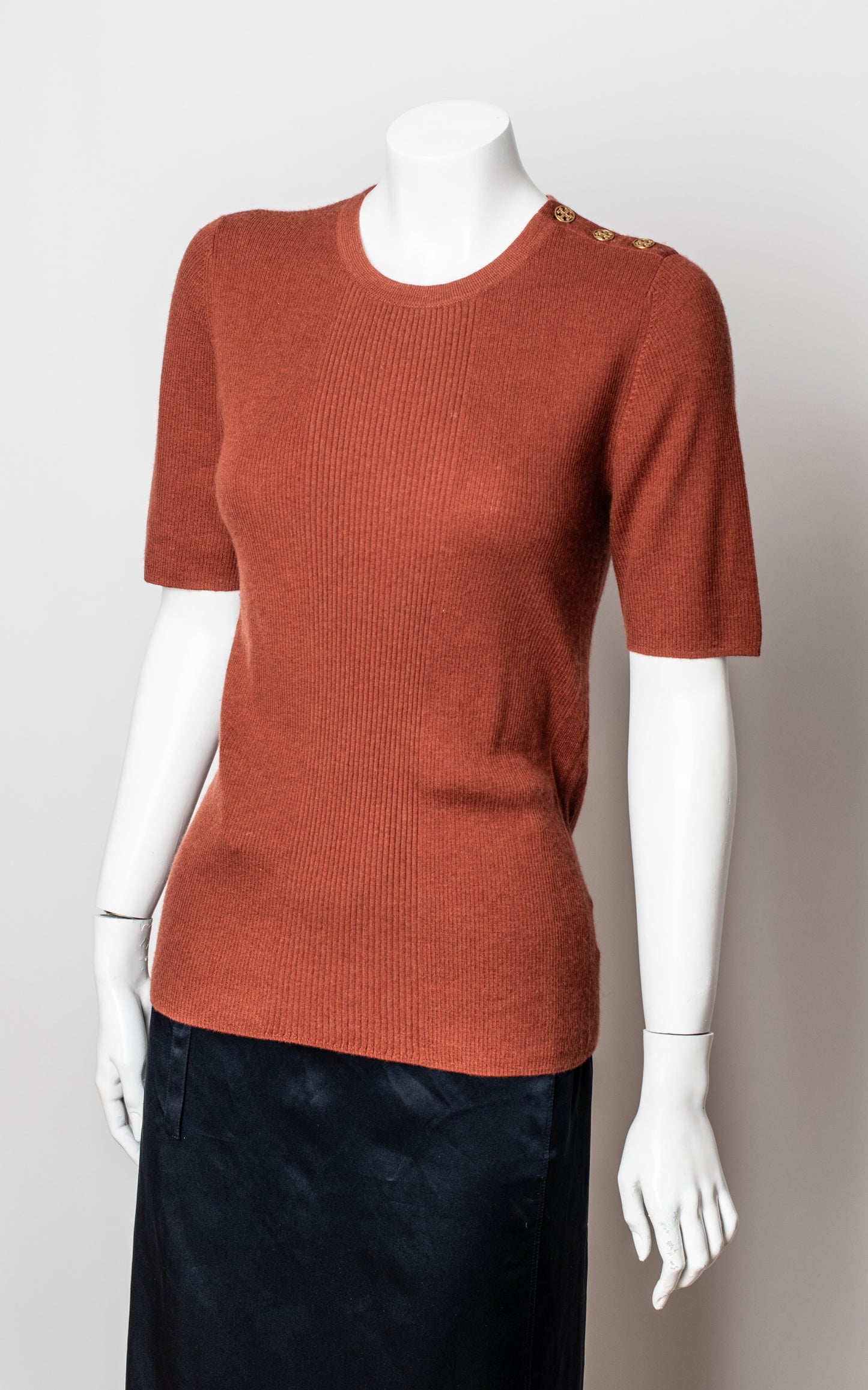 Jersey cashmere color tabaco