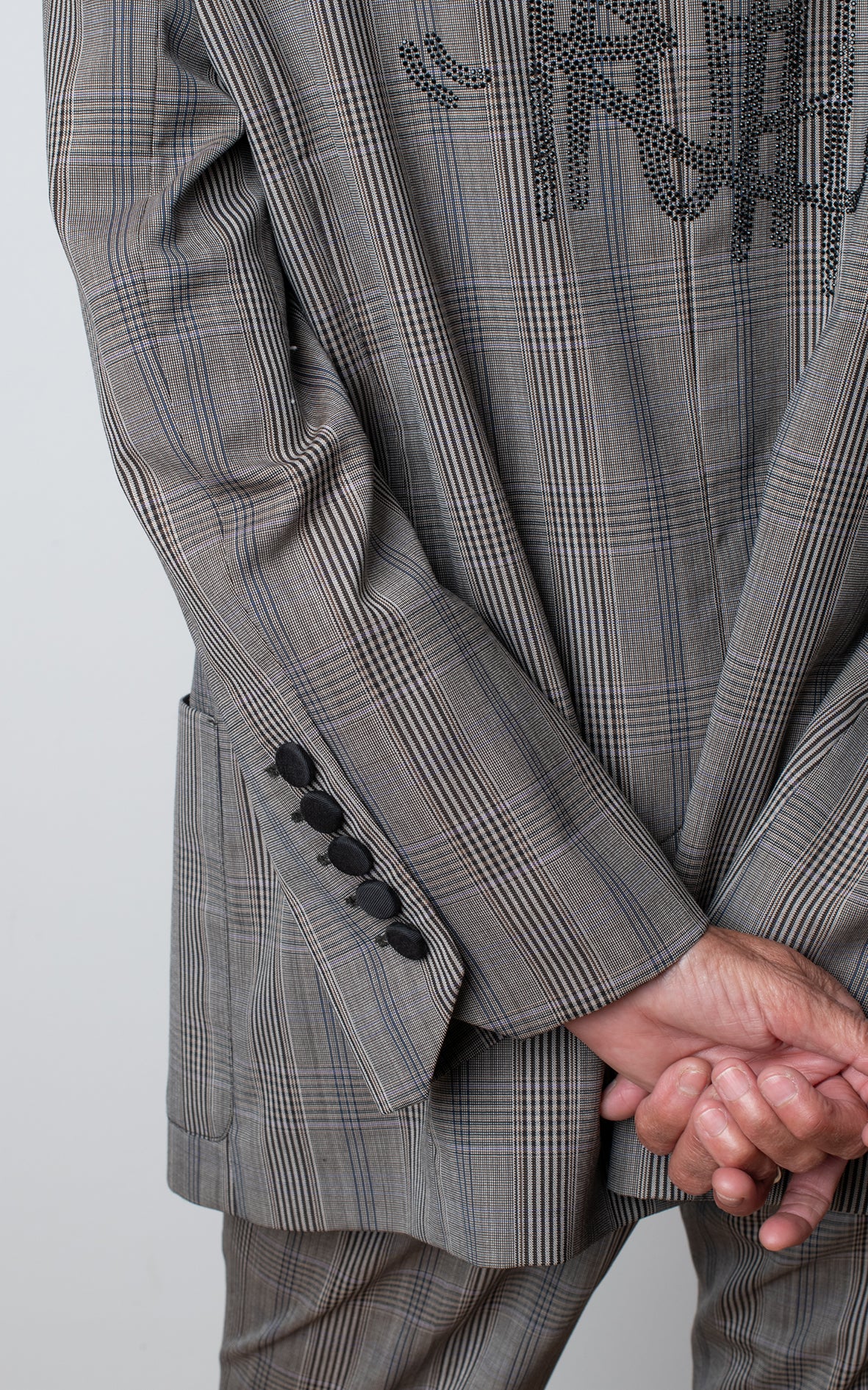 Traje de chaqueta gris