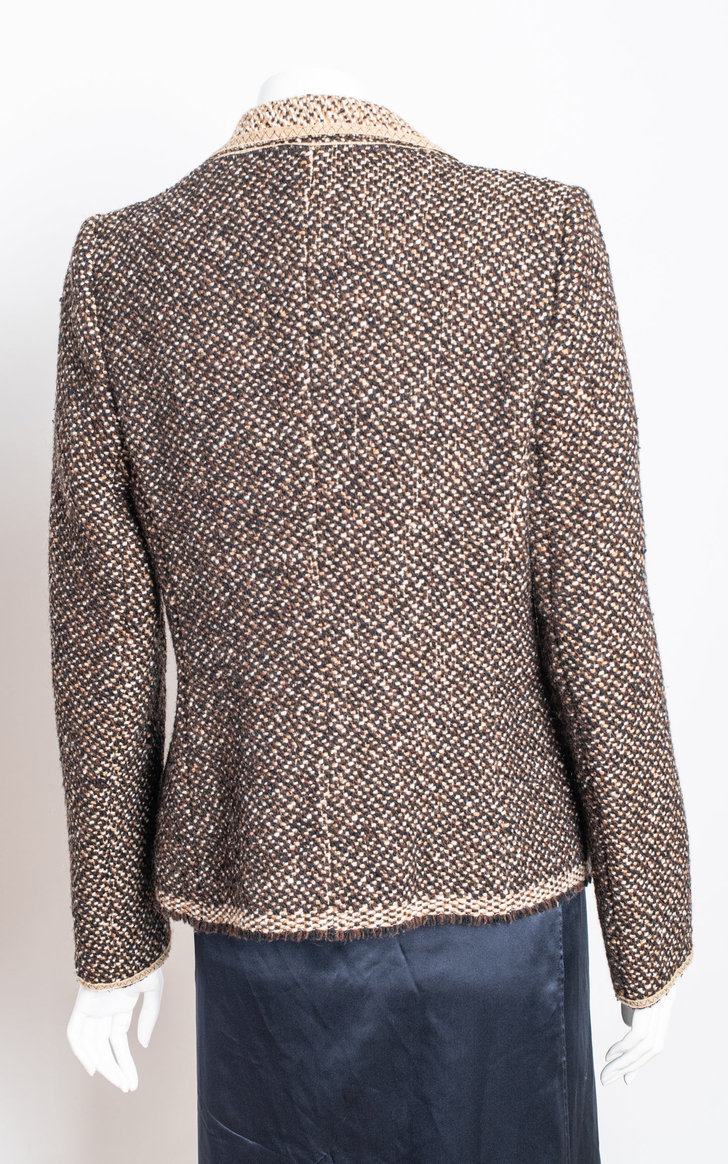 Chaqueta jaspeada marron (FW 2000)