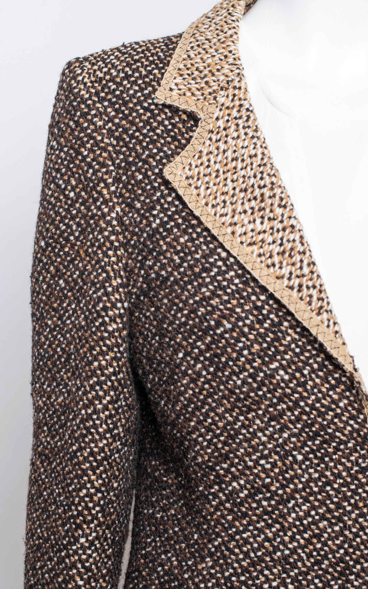 Chaqueta jaspeada marron (FW 2000)