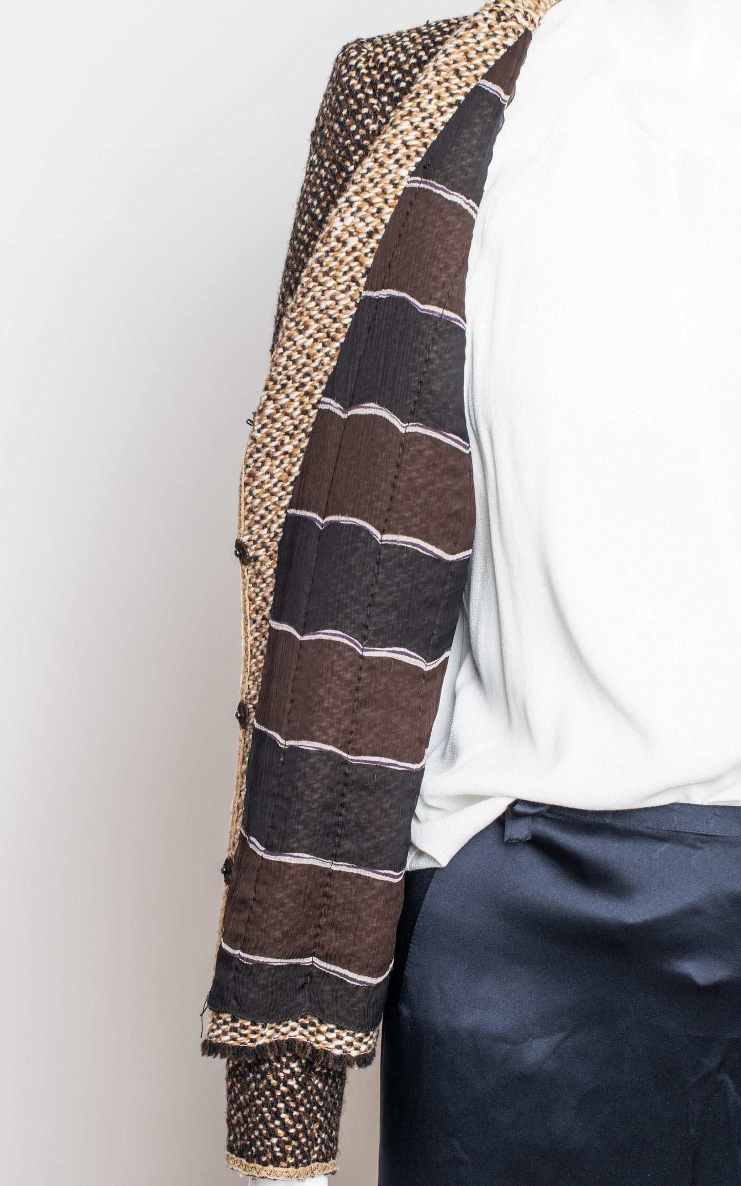 Chaqueta jaspeada marron (FW 2000)