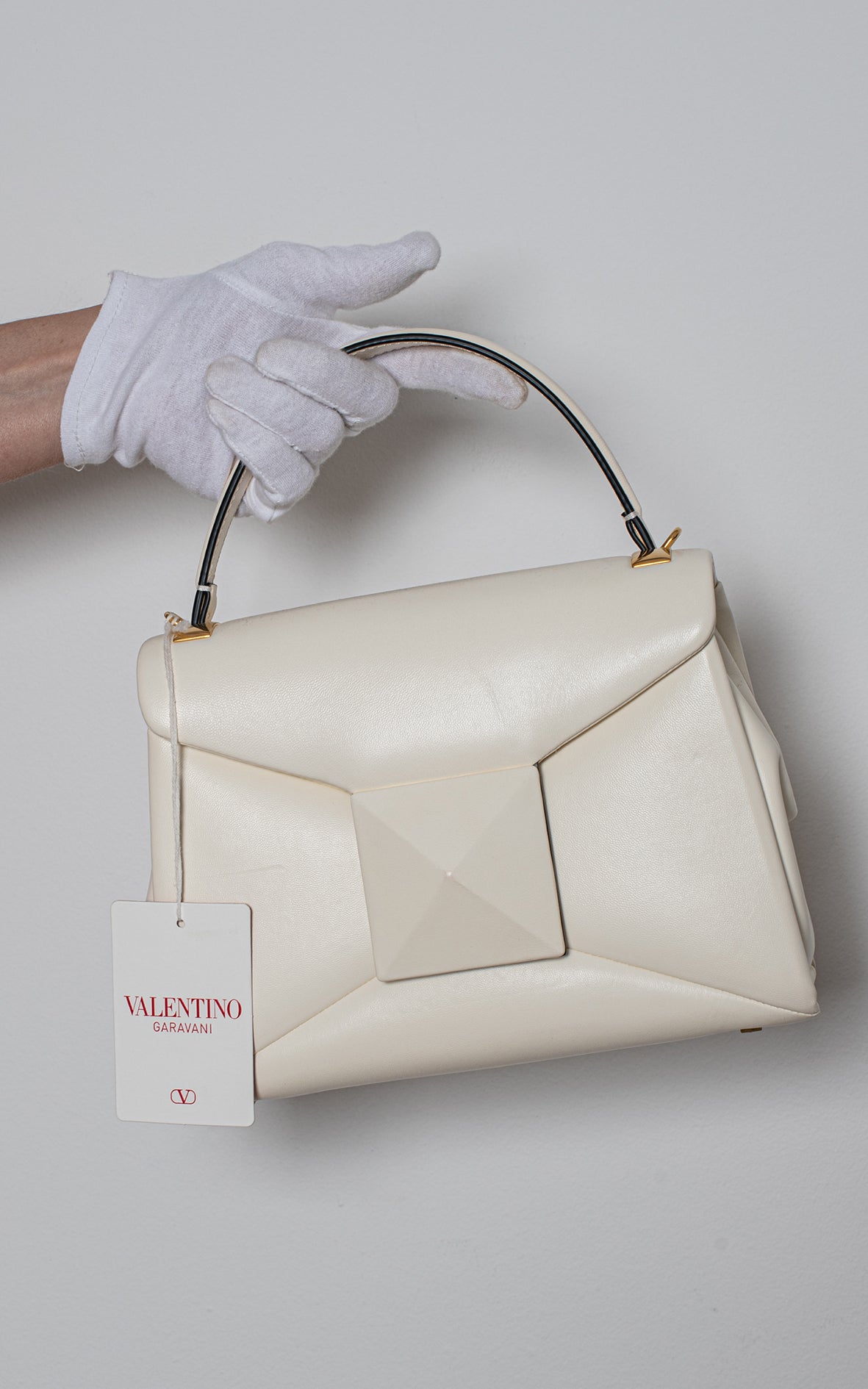 Bolso One Stud marfil