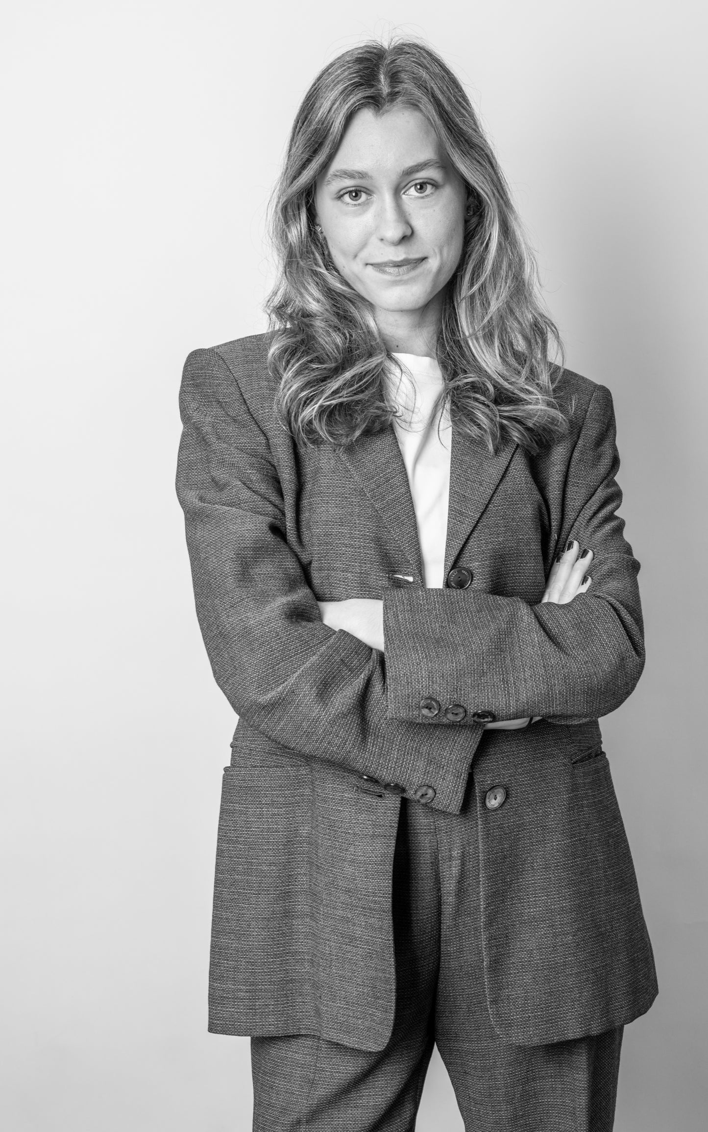 Traje lana gris