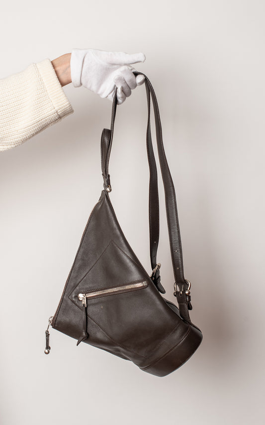 Mochila marrón mini
