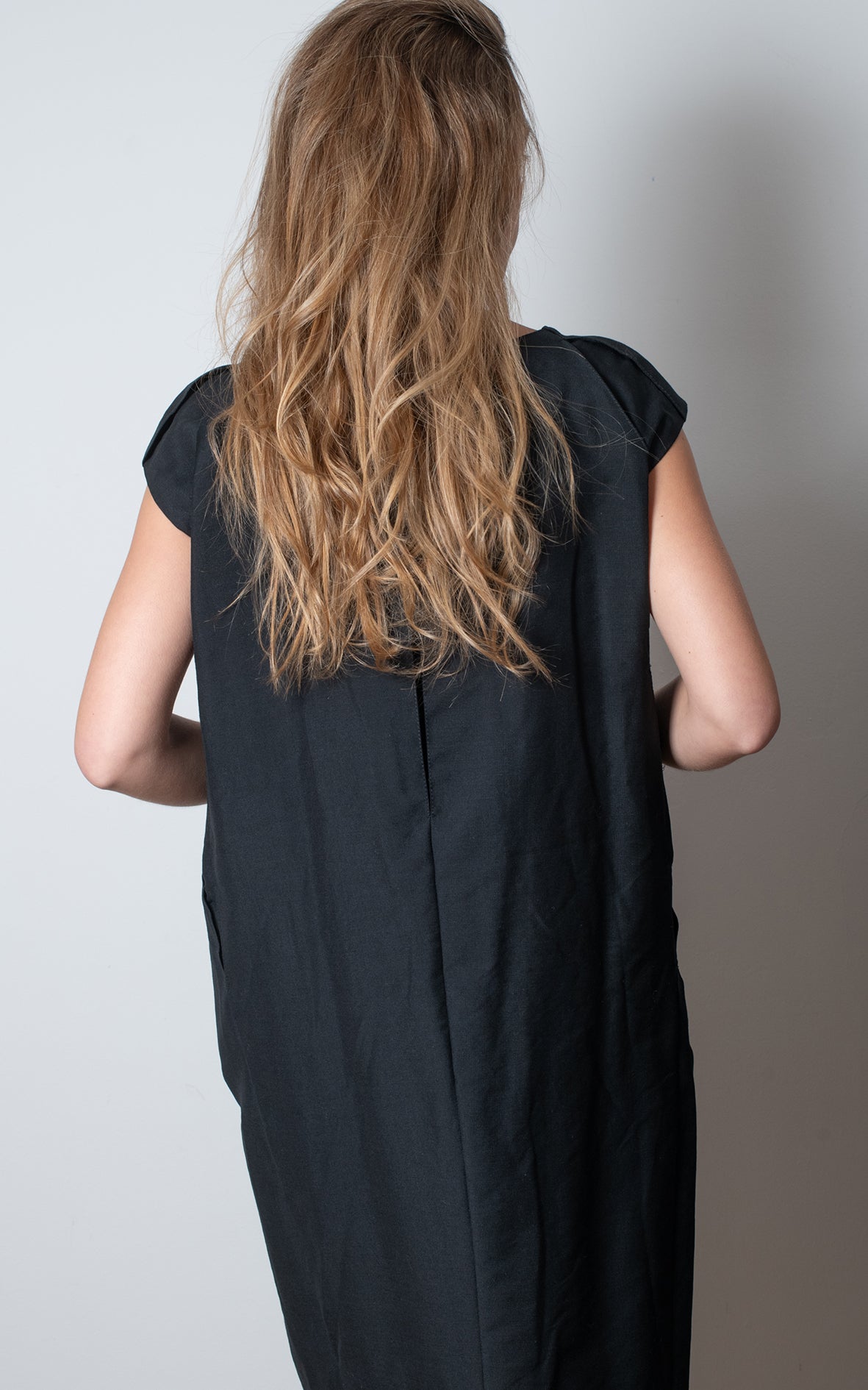 Vestido negro Bottega