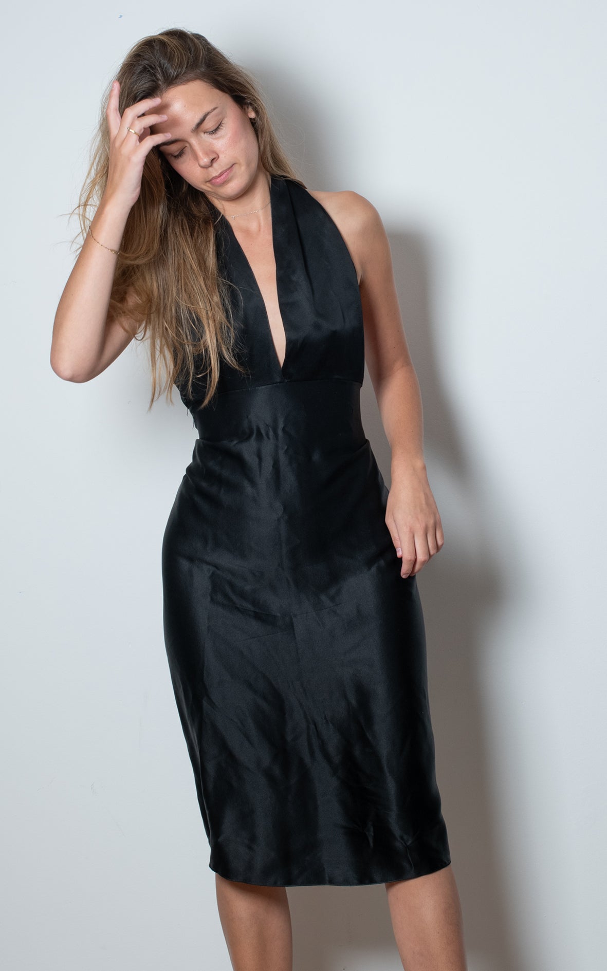 Vestido cuello halter