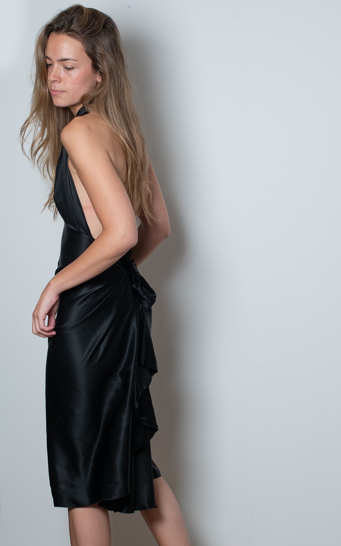 Vestido cuello halter